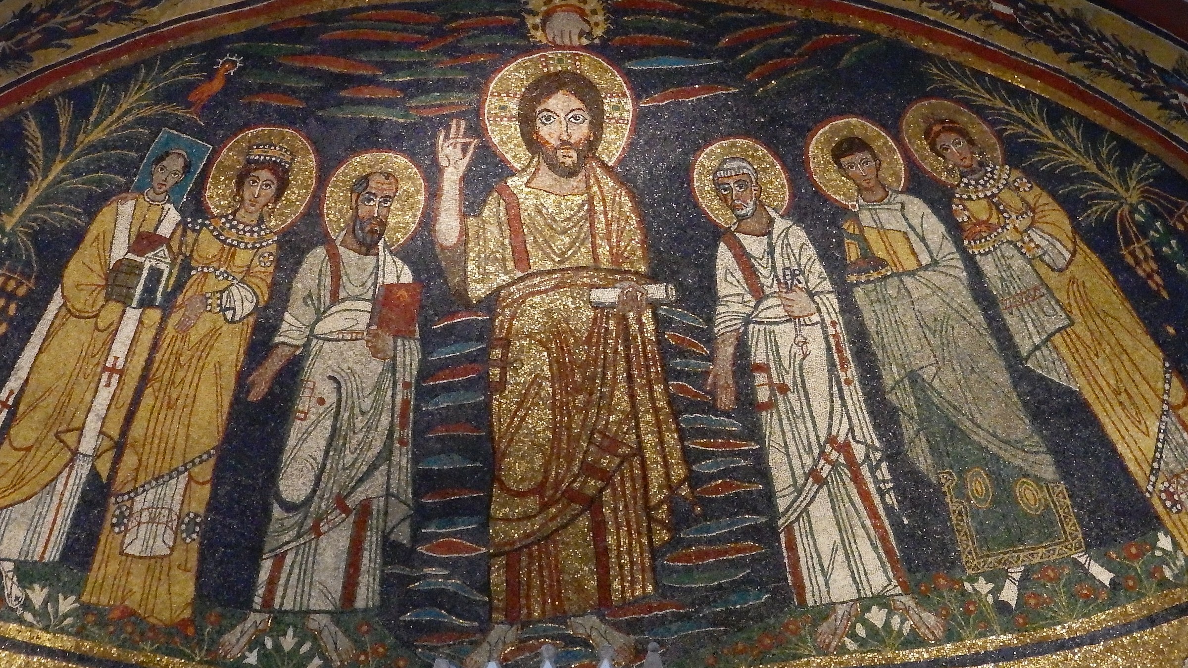 Santa Maria in Trastevere: apse mosaic