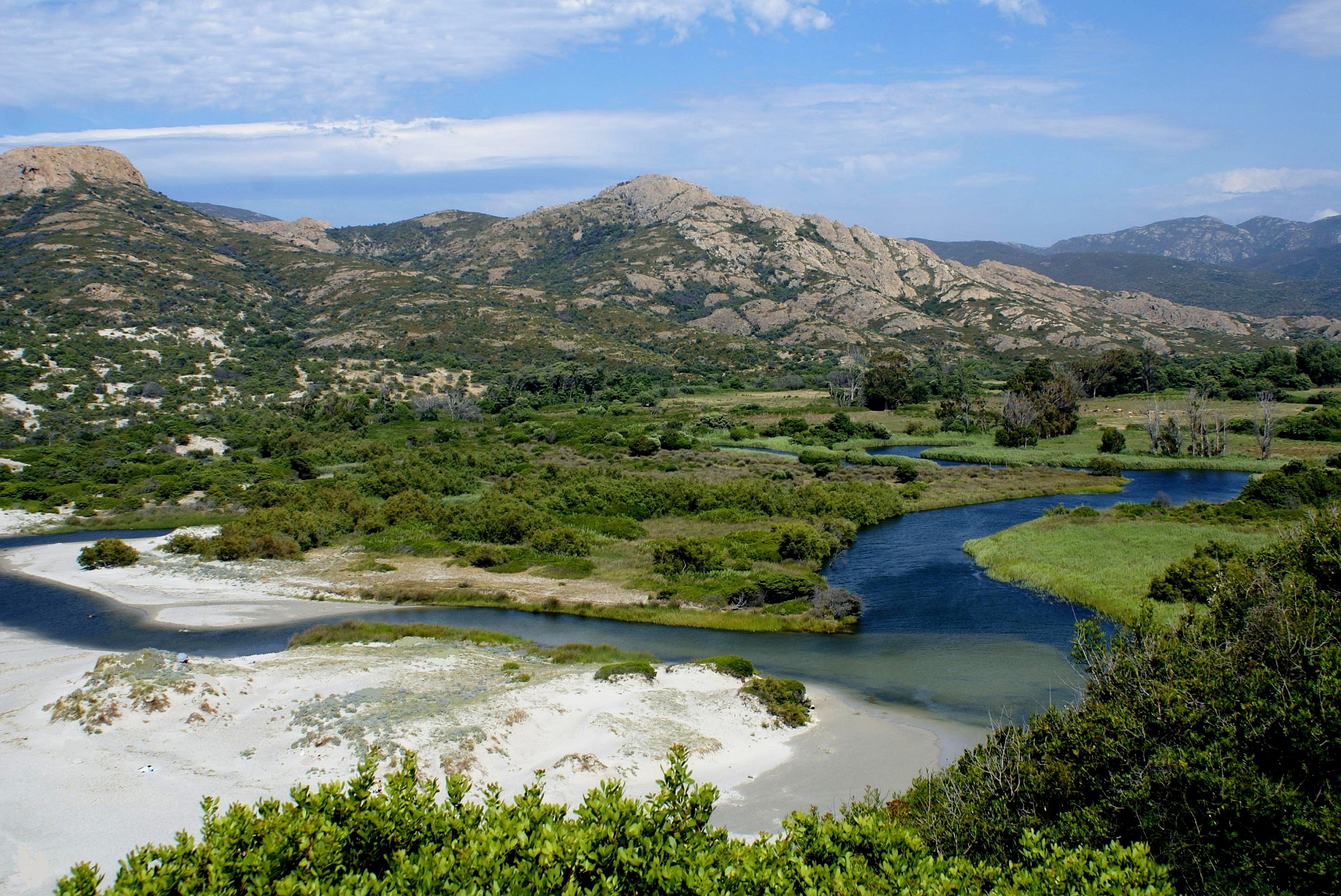 Site of the river Ostriconi - Désert des Agriates - R...