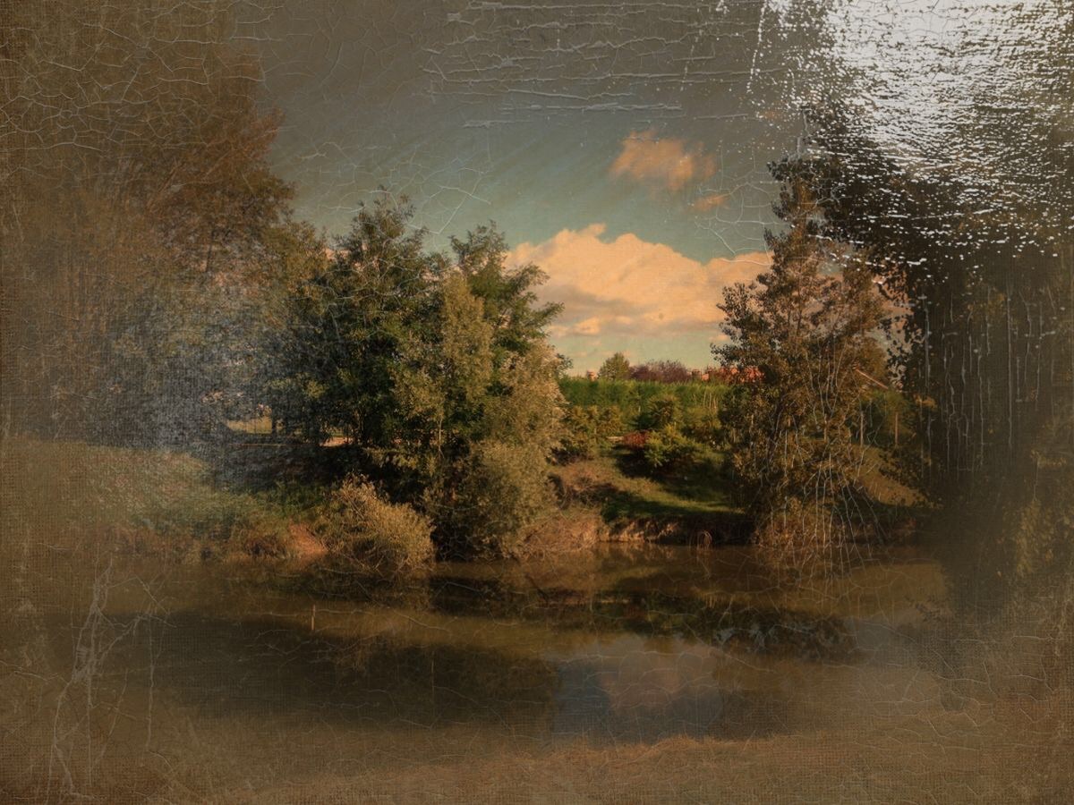 Landscape near the province Ferrara Baura ...