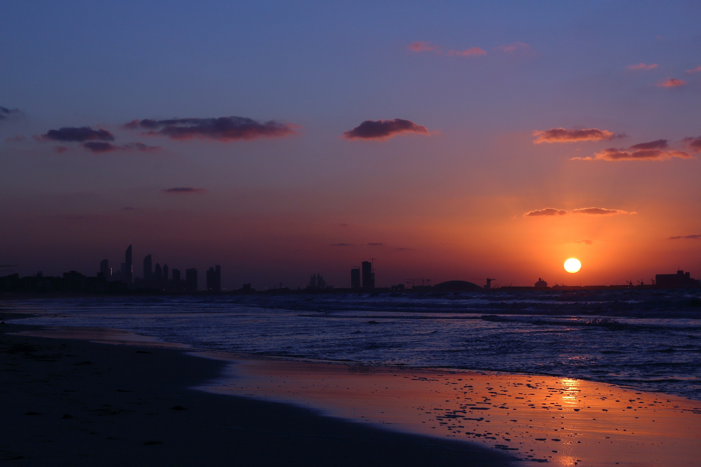 Abu Dhabi sunset