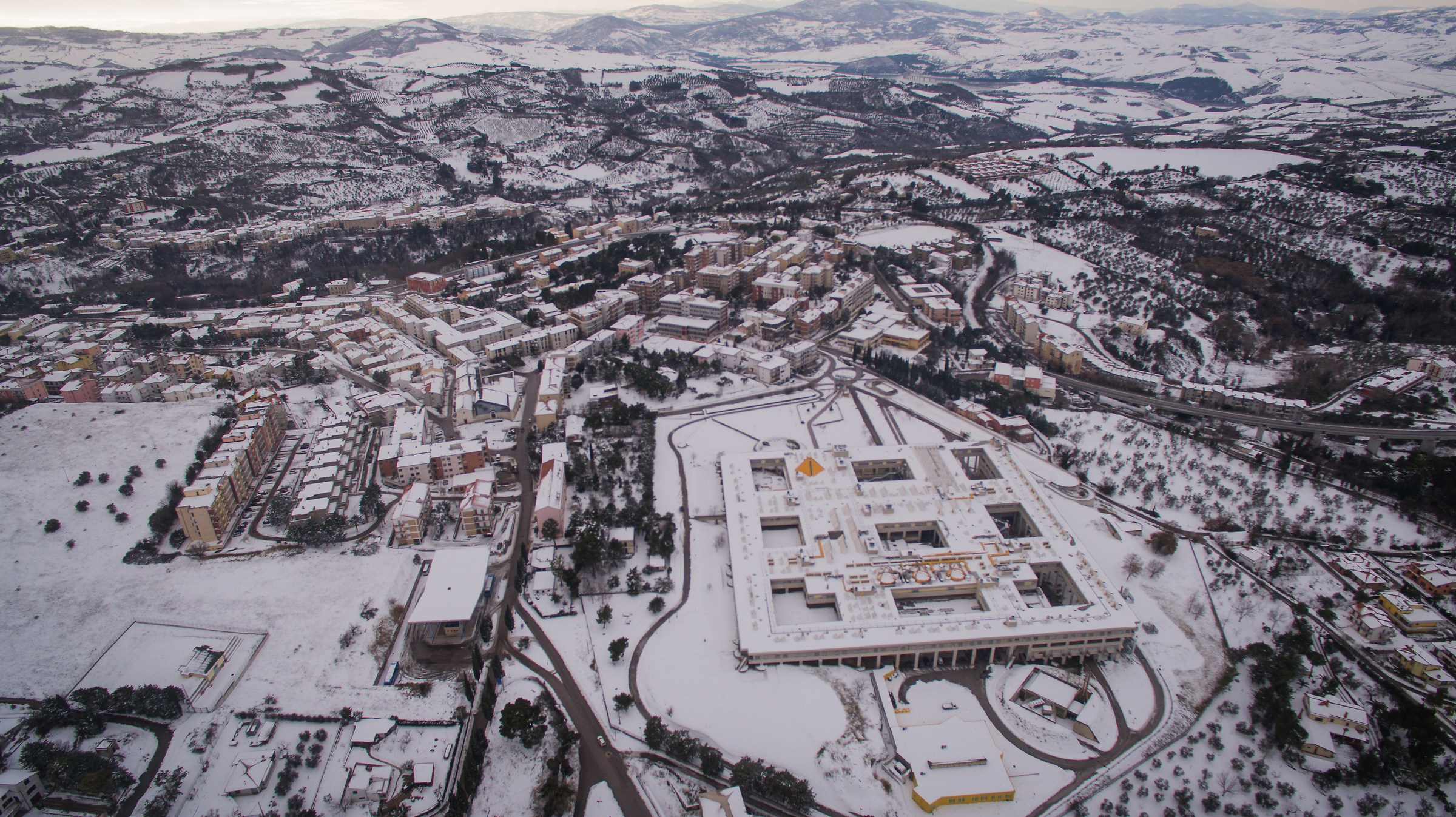 Larino innevata gennaio 2016
