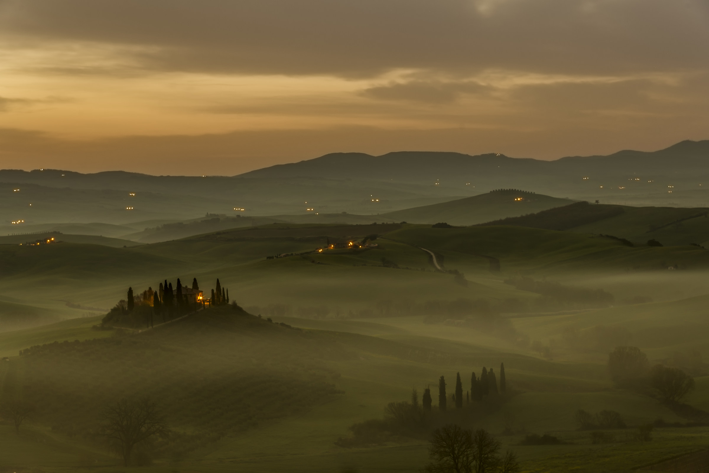 Prime luci su Poggio Belvedere