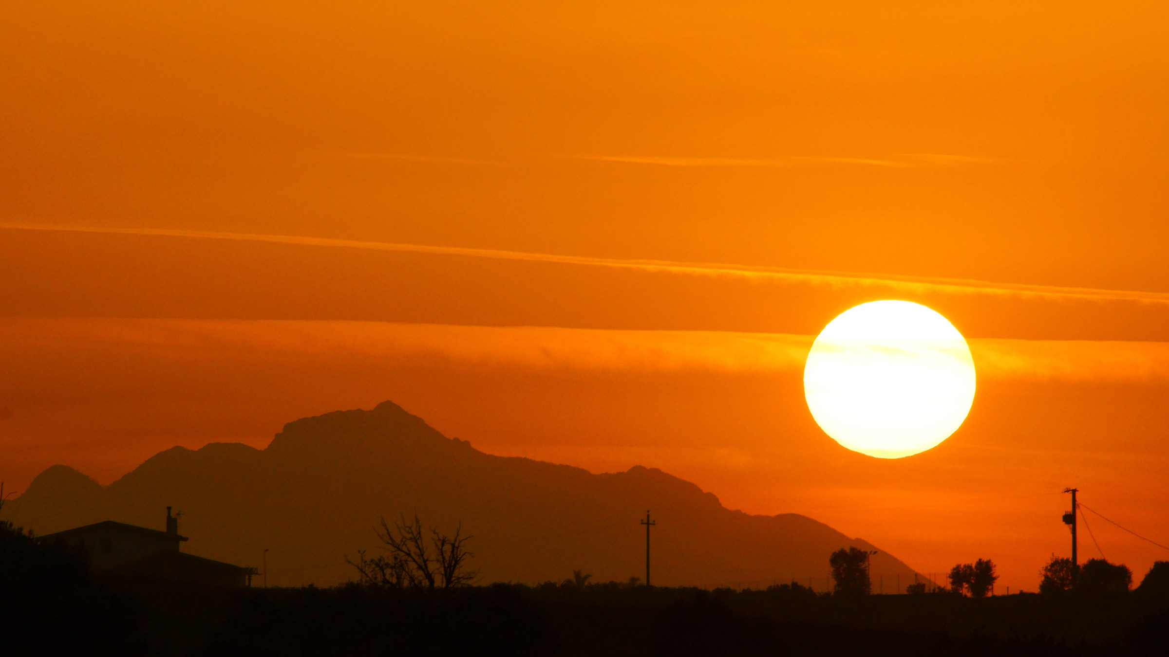 From the balcony of the house ...