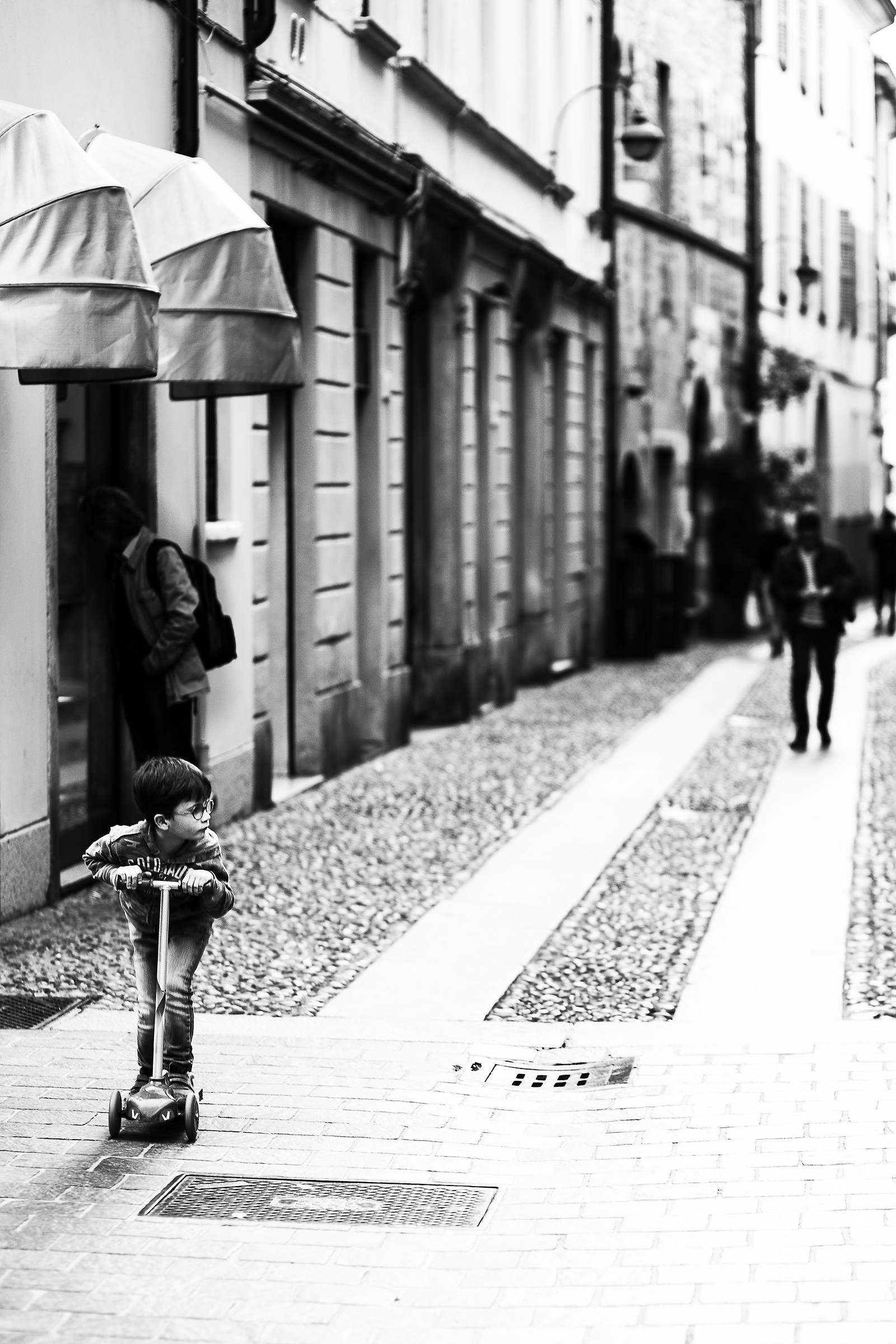 Lungo i viali di Como