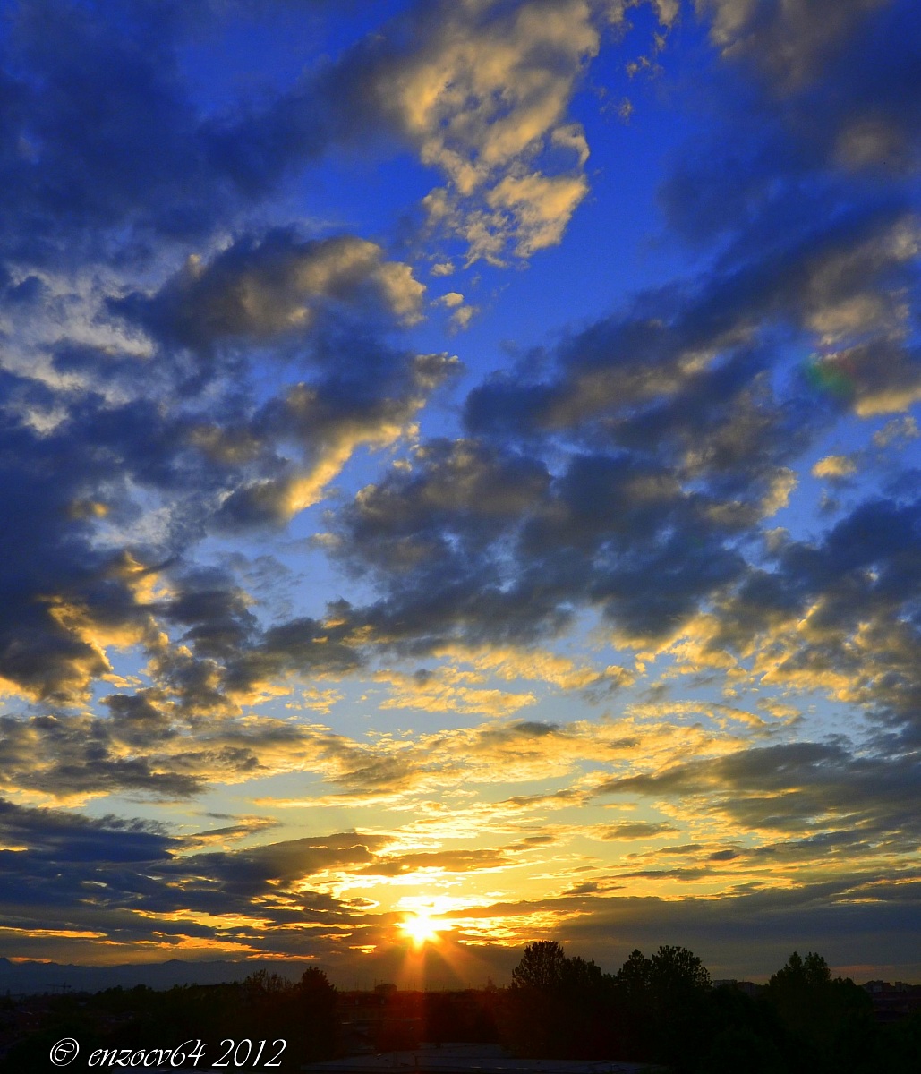 il blu sopra le nuvole