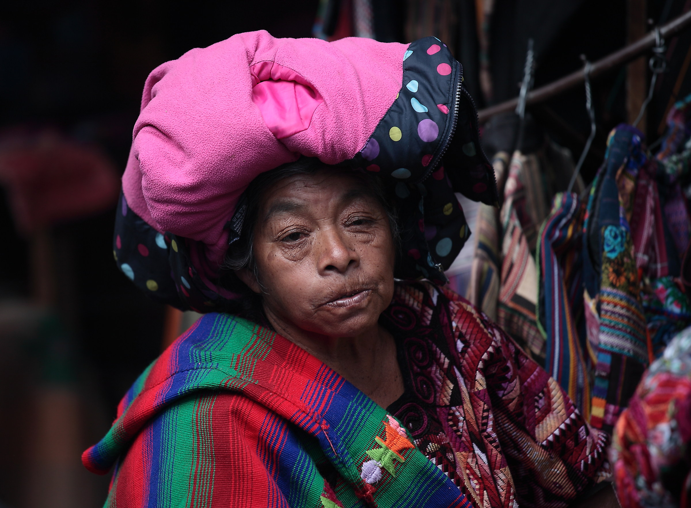 Chichicastenango, portrait of woman