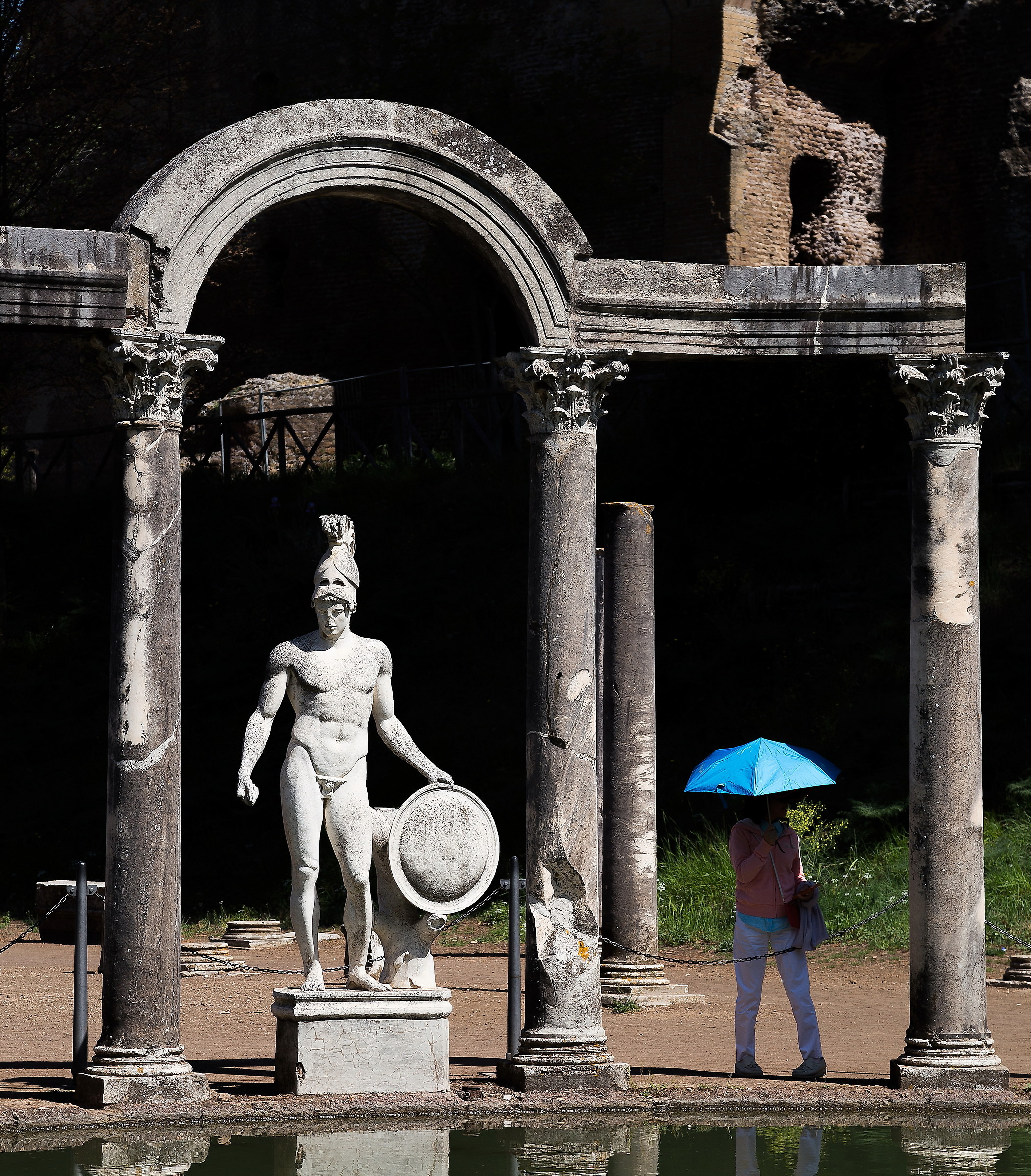 Lo scudo e  l'ombrellino.