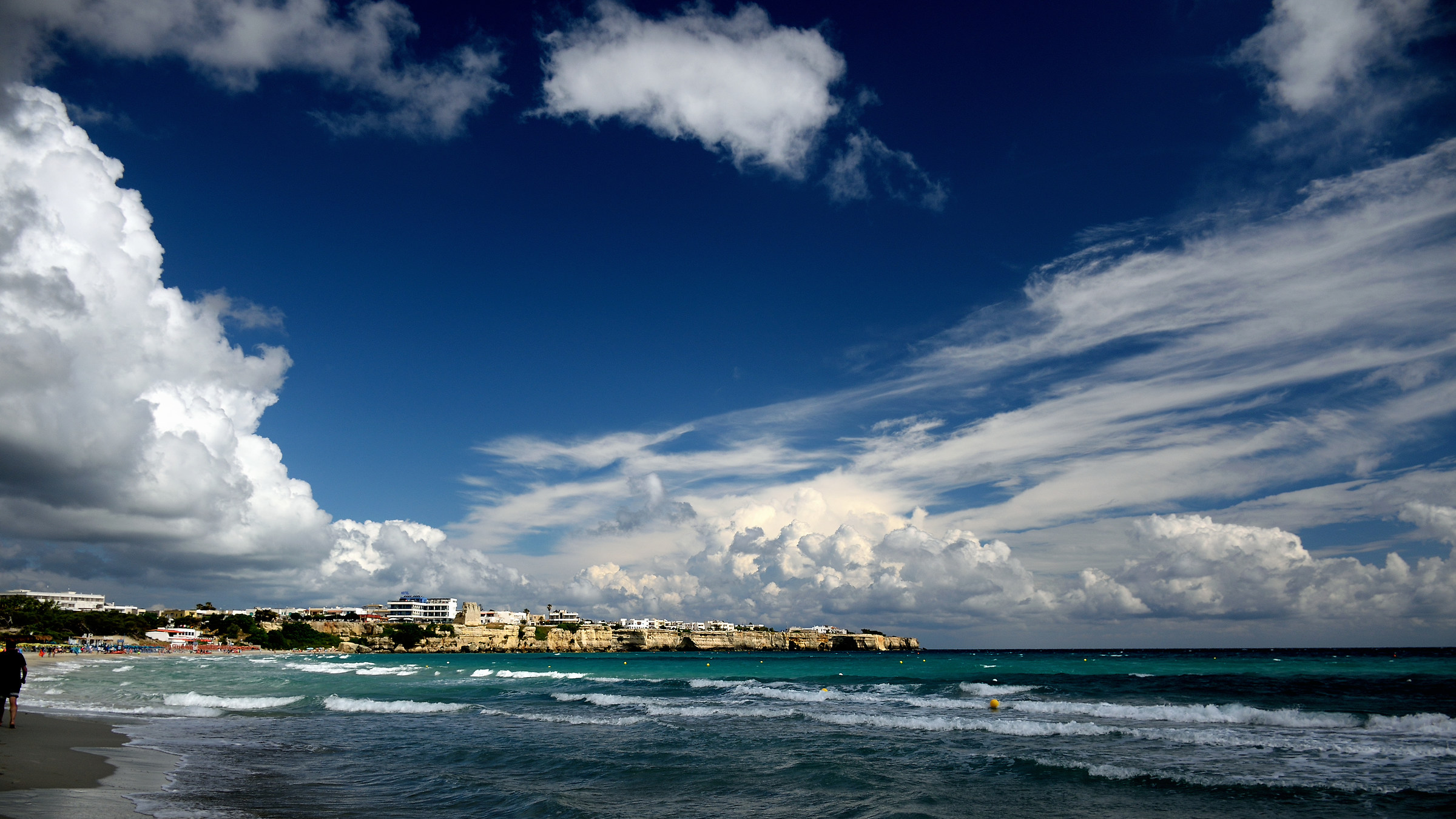 Un giorno di grecale a Torre dell'Orso