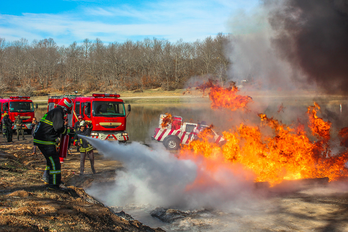 Firefighter training