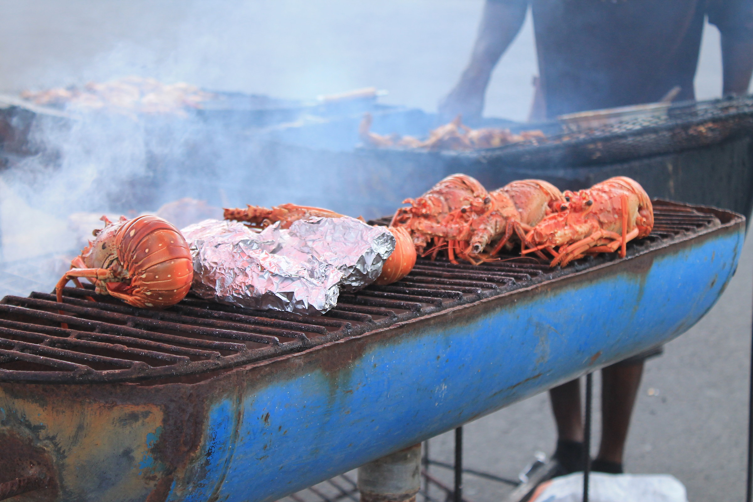 BBQ da strada..:St. Kitts