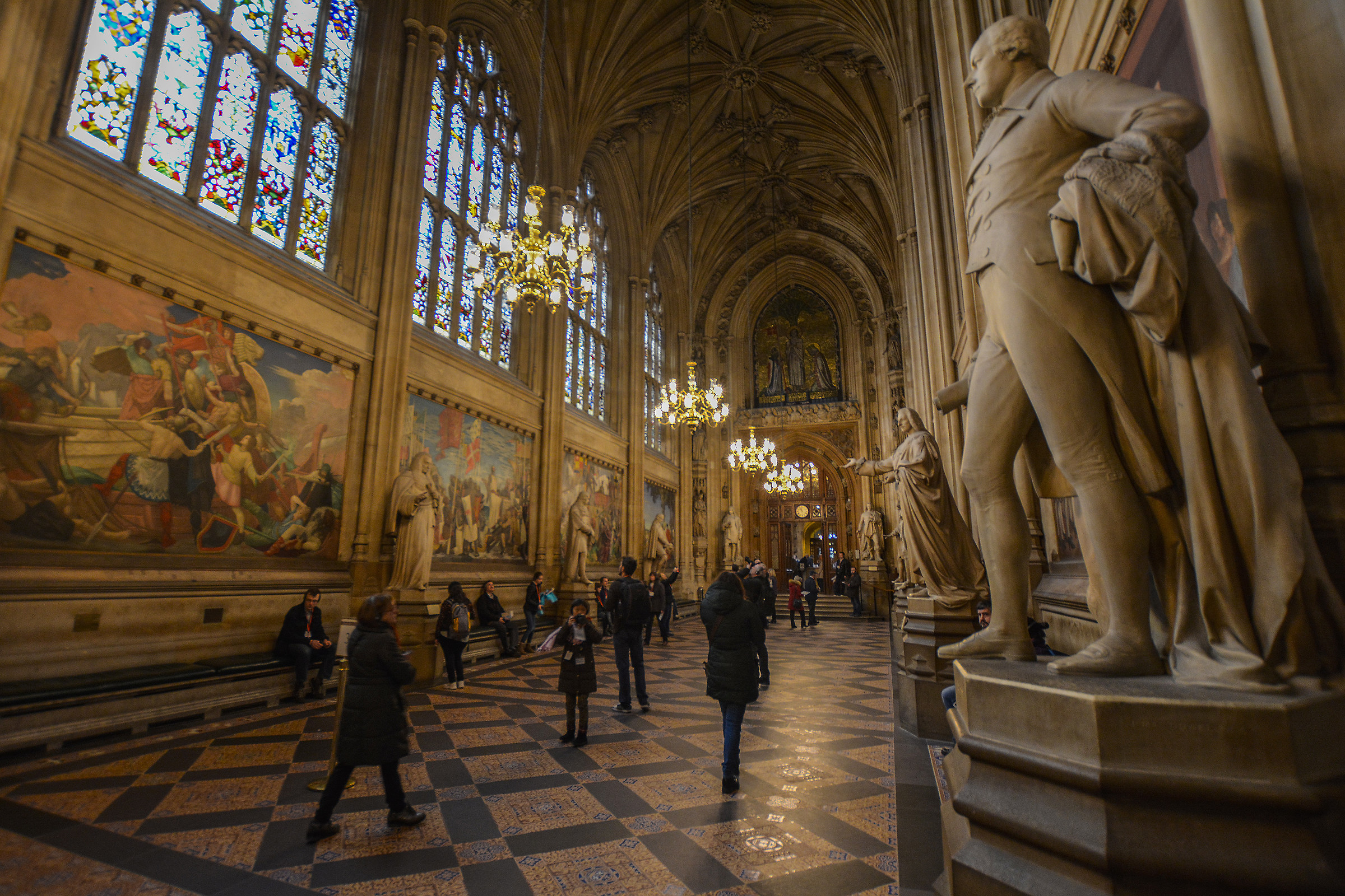London- entrance to parliament