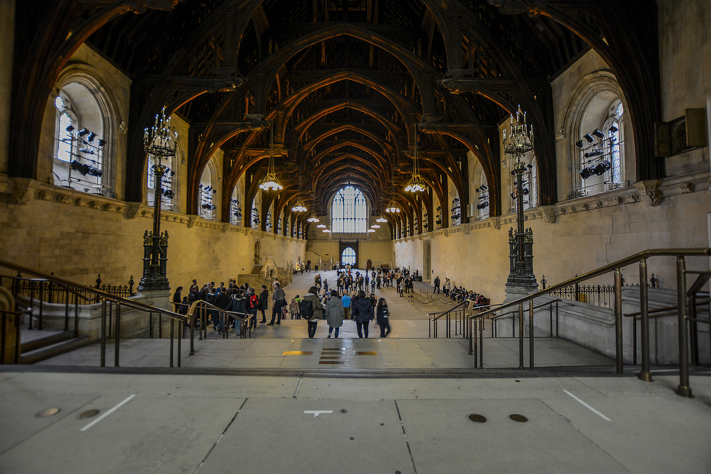 London- pre entrance to parliament