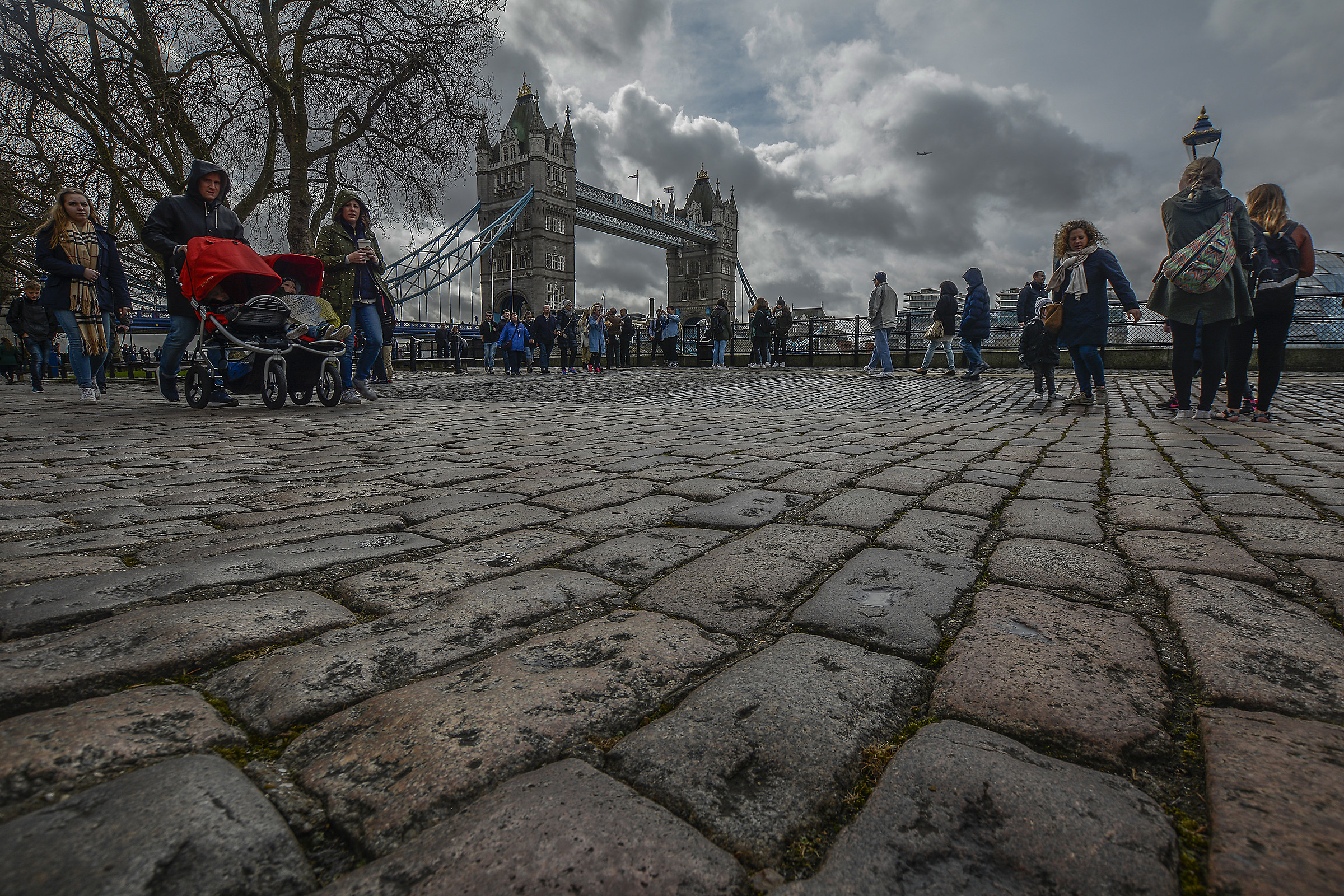 Walking through London