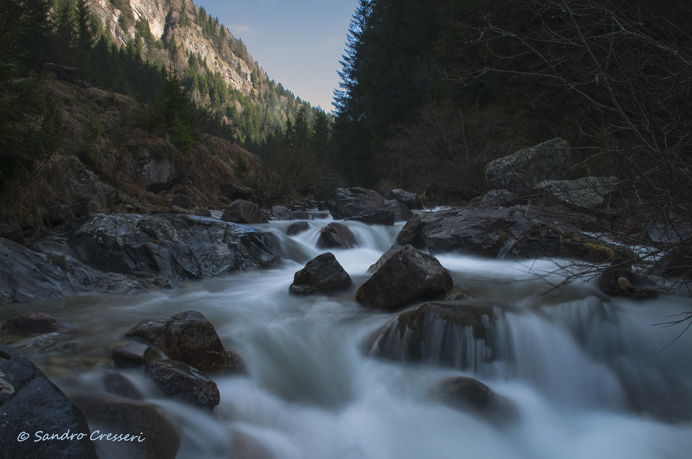 waterfalls in Val Dorizzo