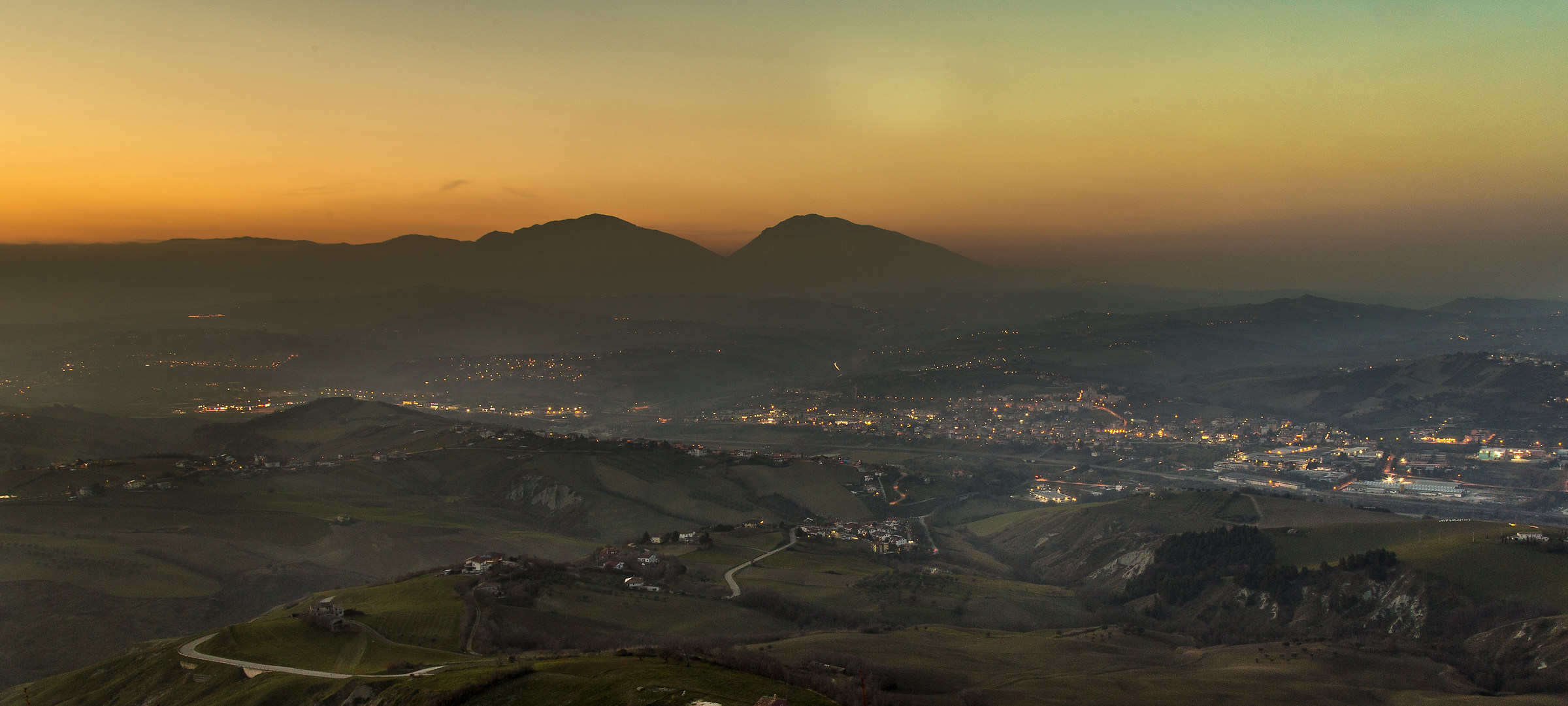 Sunset from Castellalto