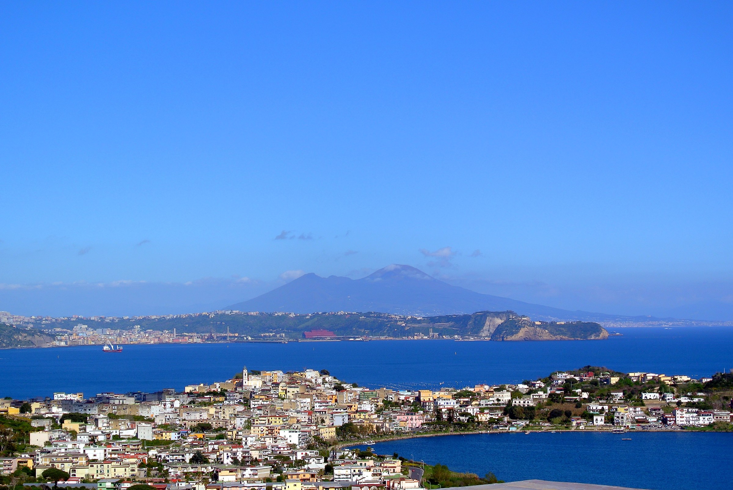 Vesuvio Napoli Visto da Monte di Procida
