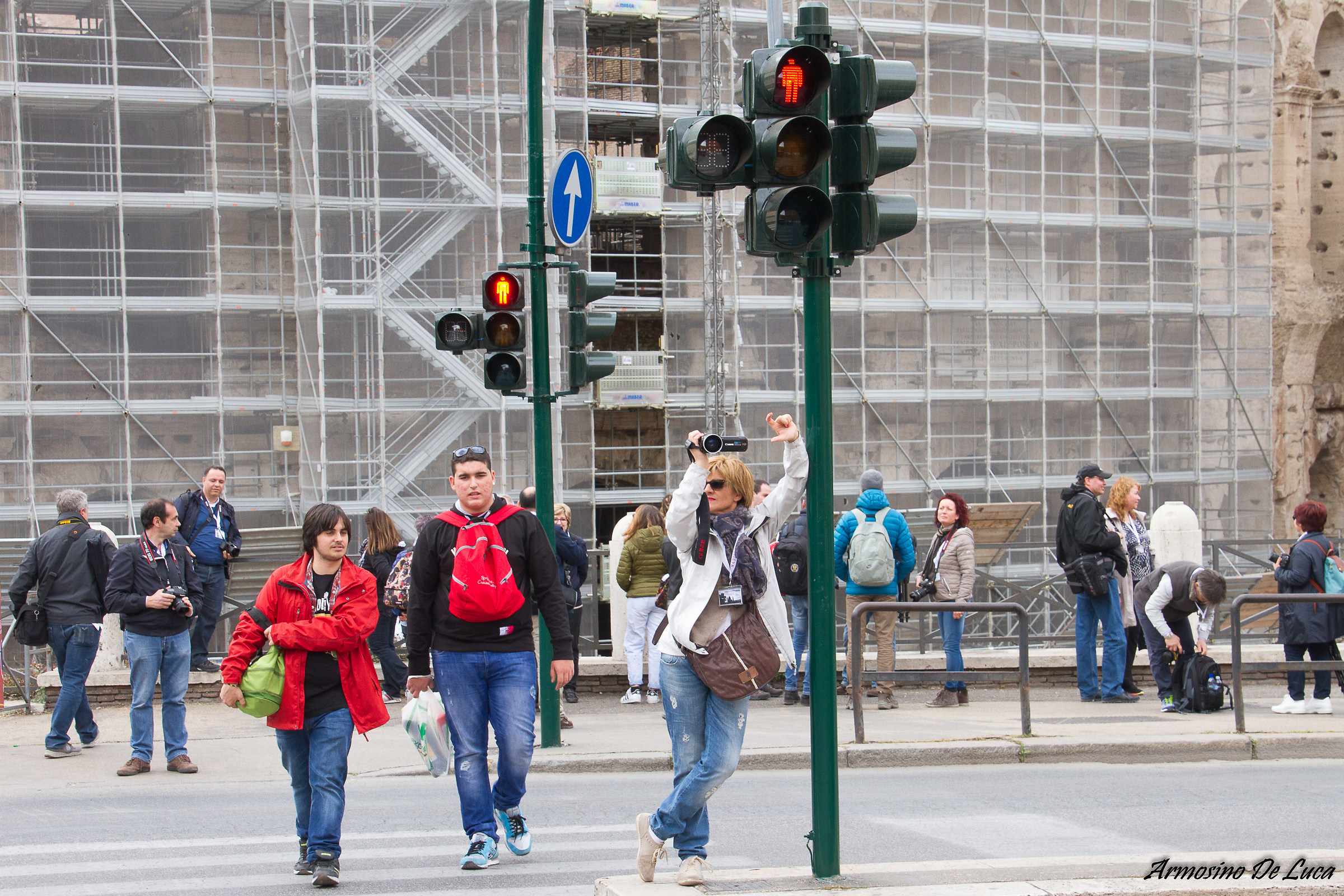 Teresa al semaforo!!