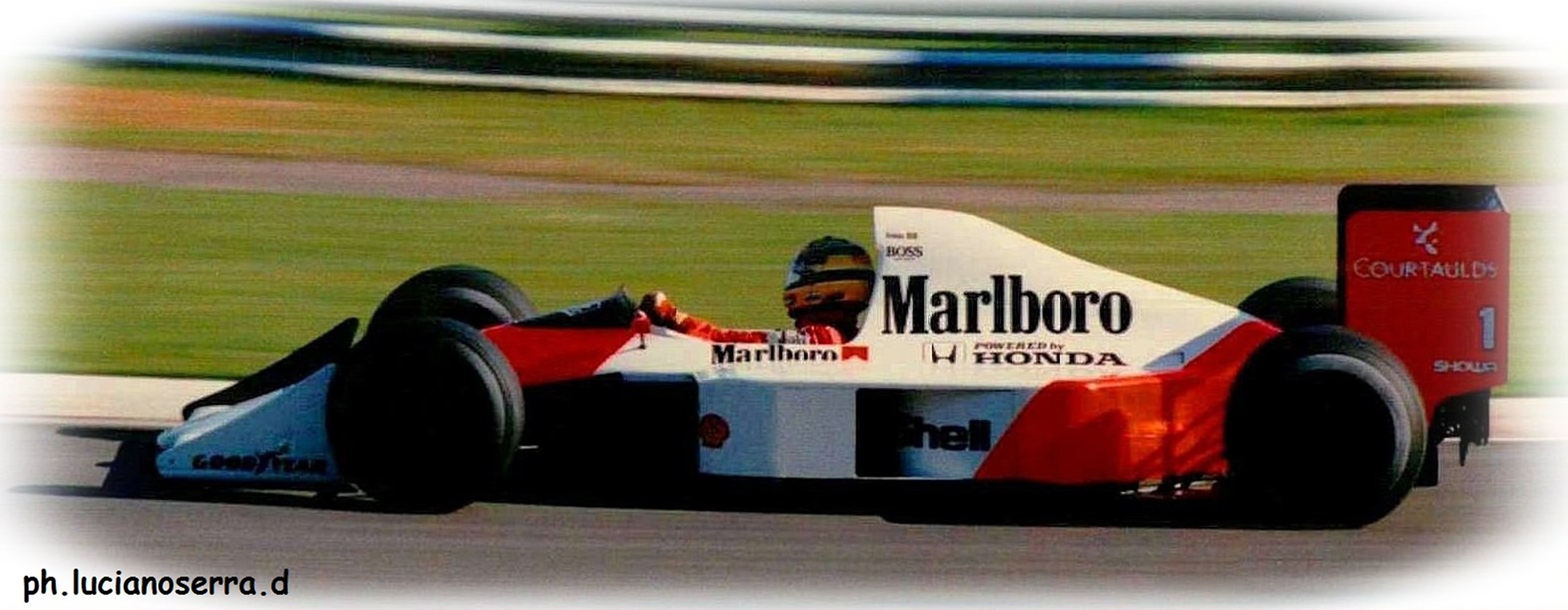 Ayrton Senna at McLaren Honda