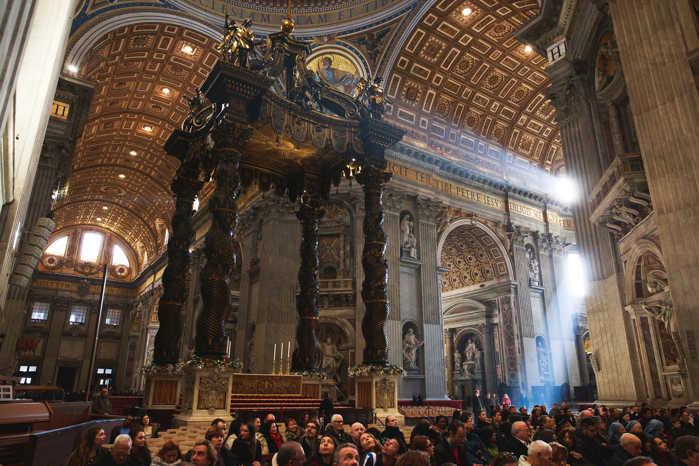 Divine Light in Cathedral