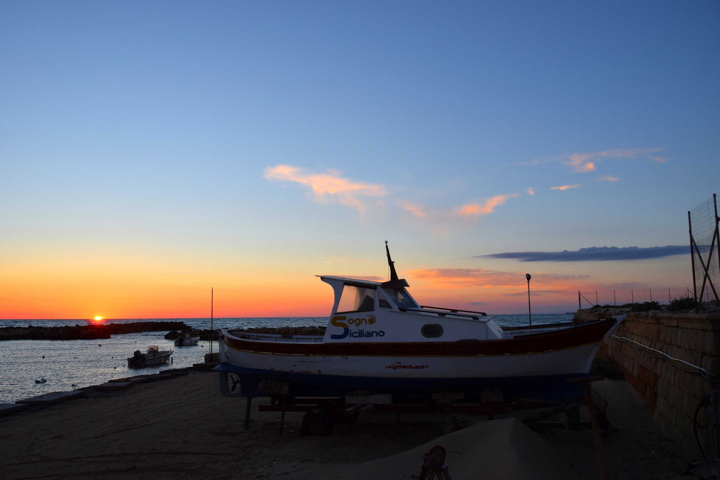 tramonto a Punta Secca