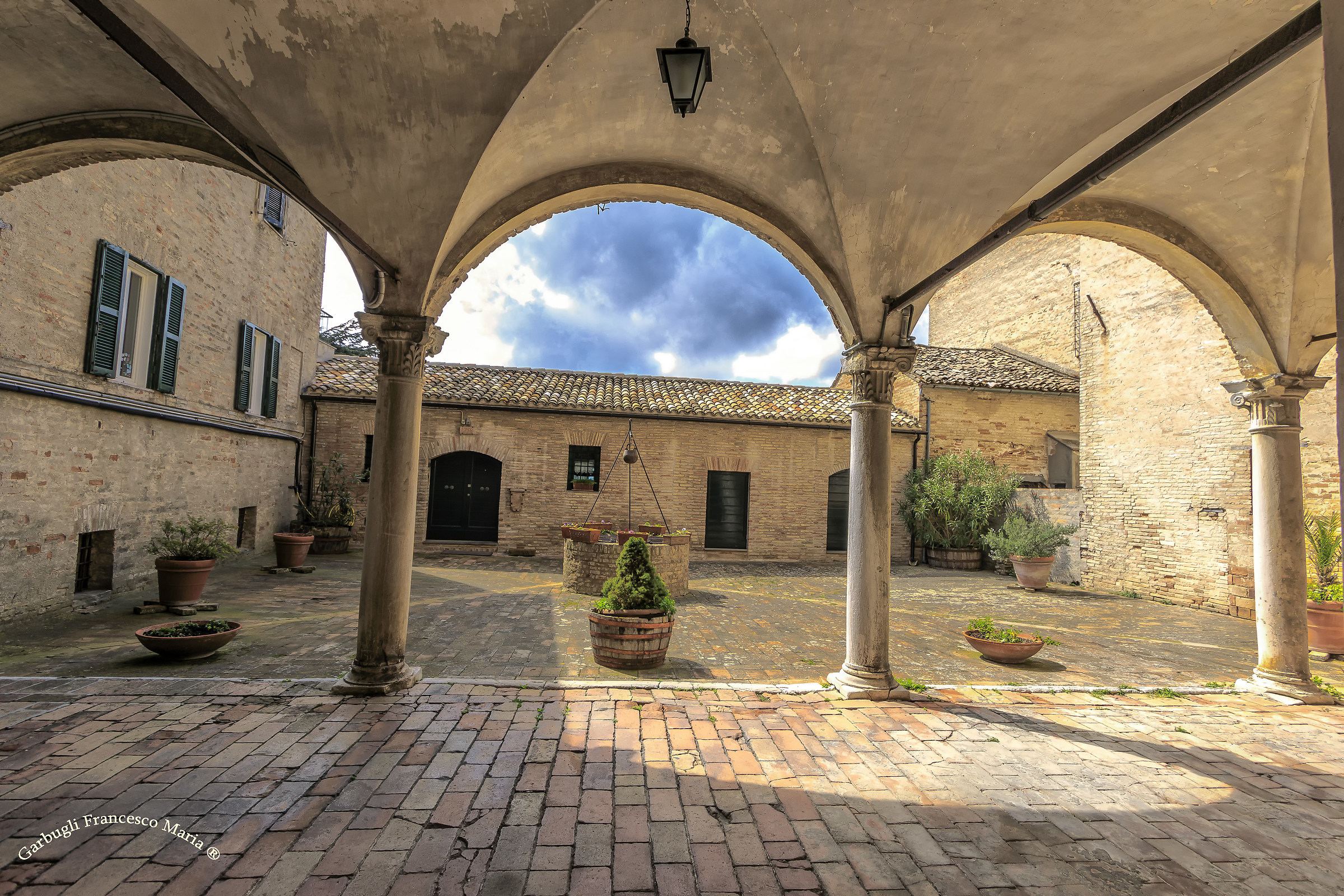 Courtyard in Recanati