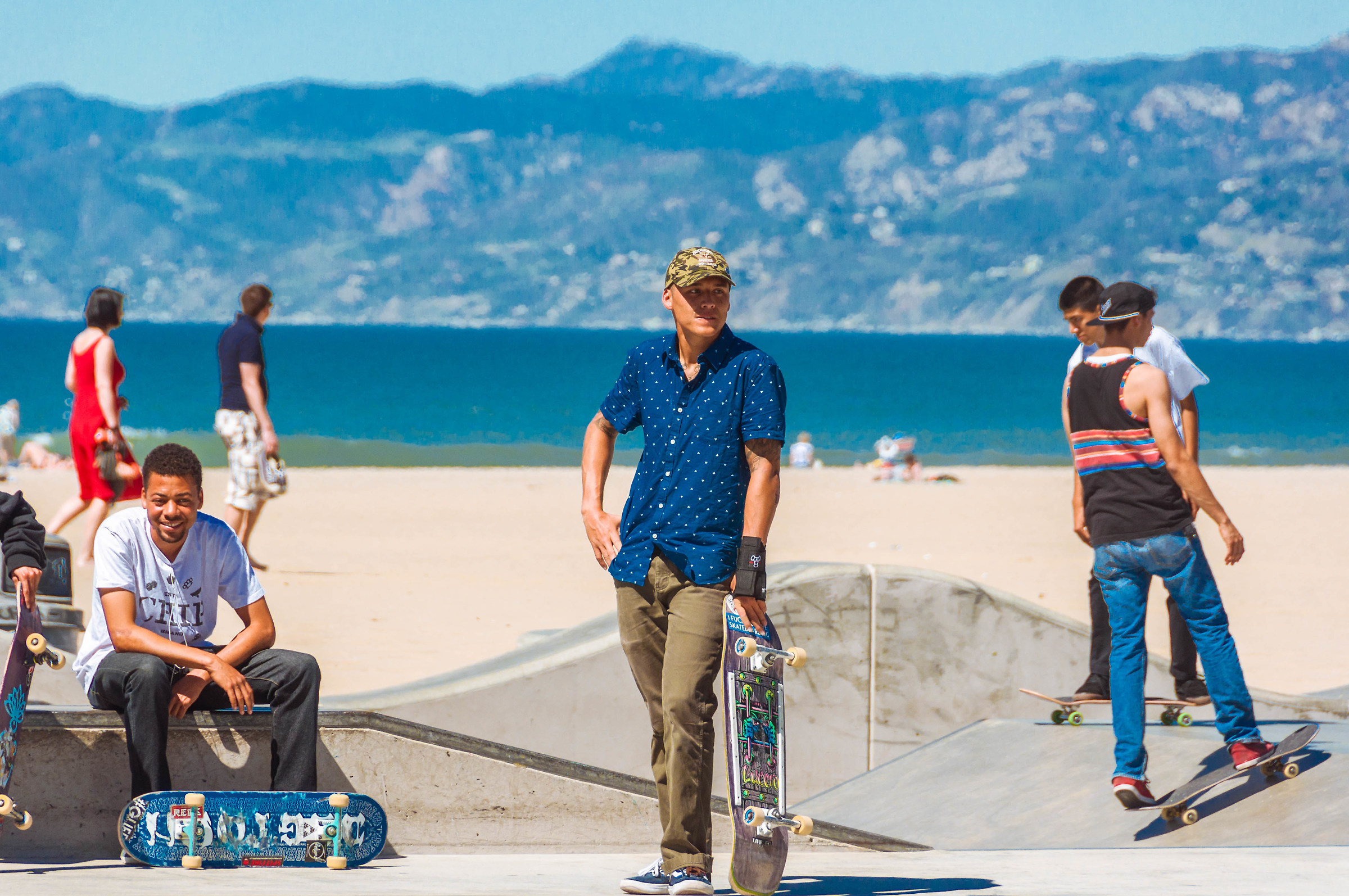 Skate park of venice beach