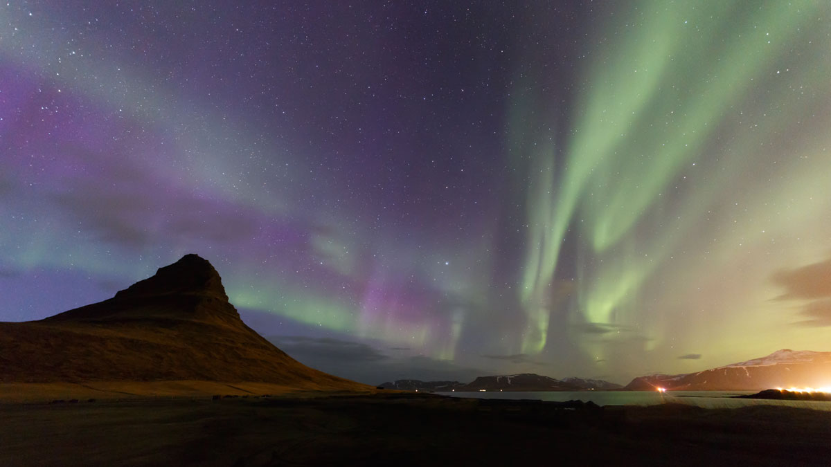 Aurora sul kirkjufell