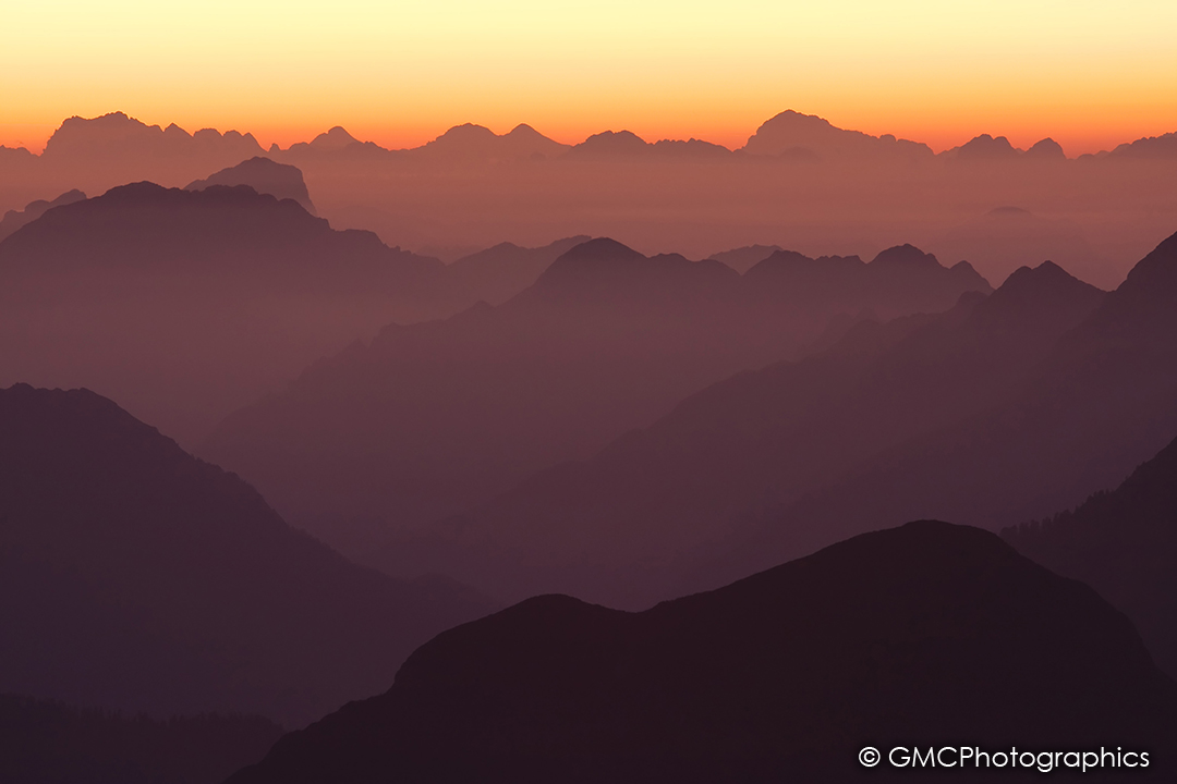 Julian Alps after glow
