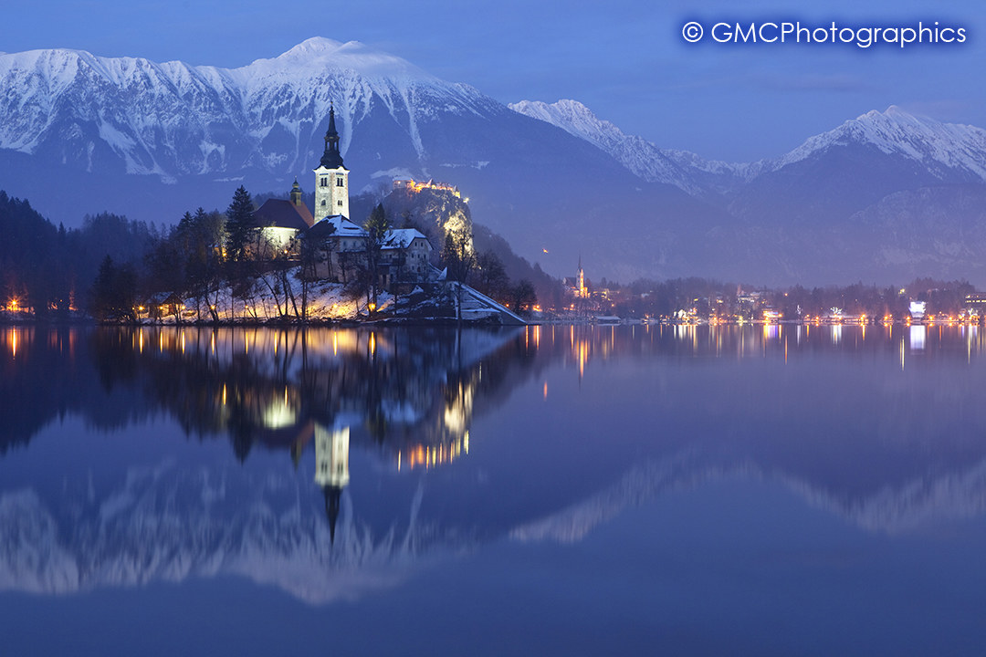 Lago di Bled at Night