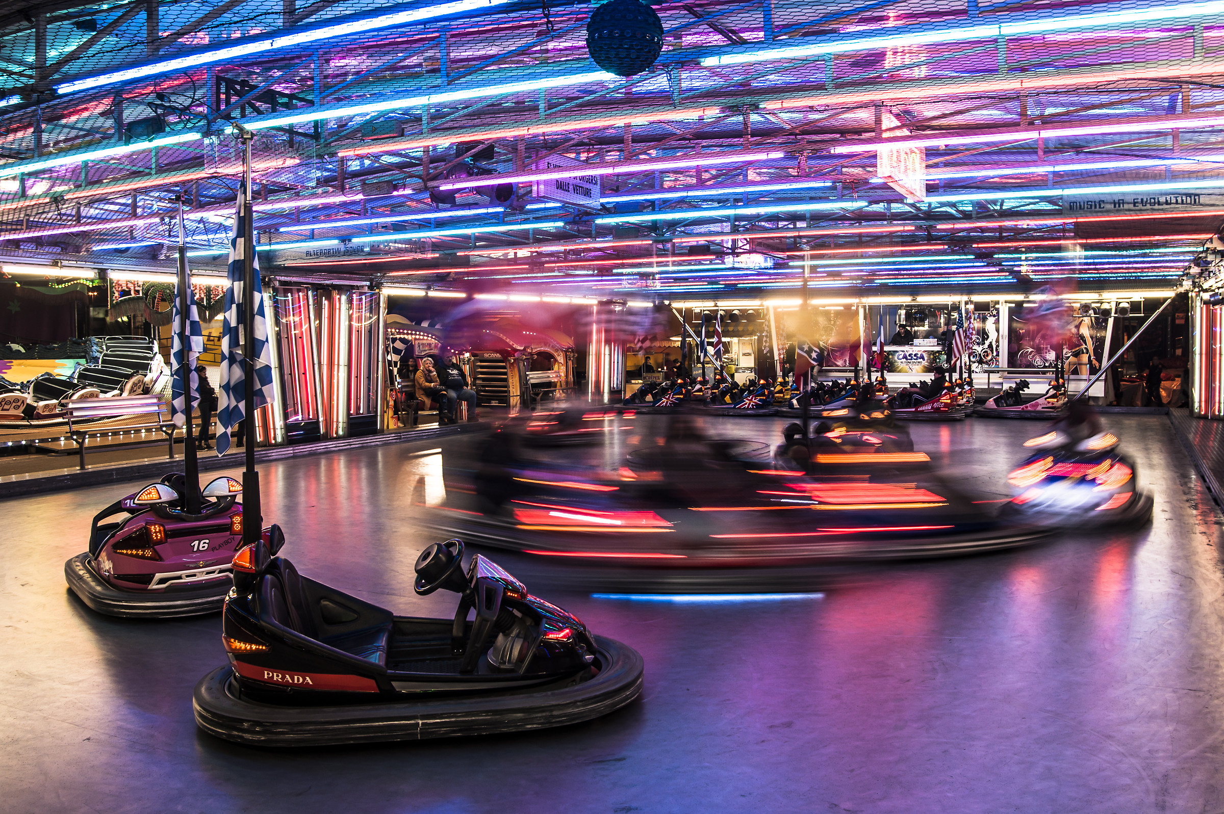 meetings on the bumper cars