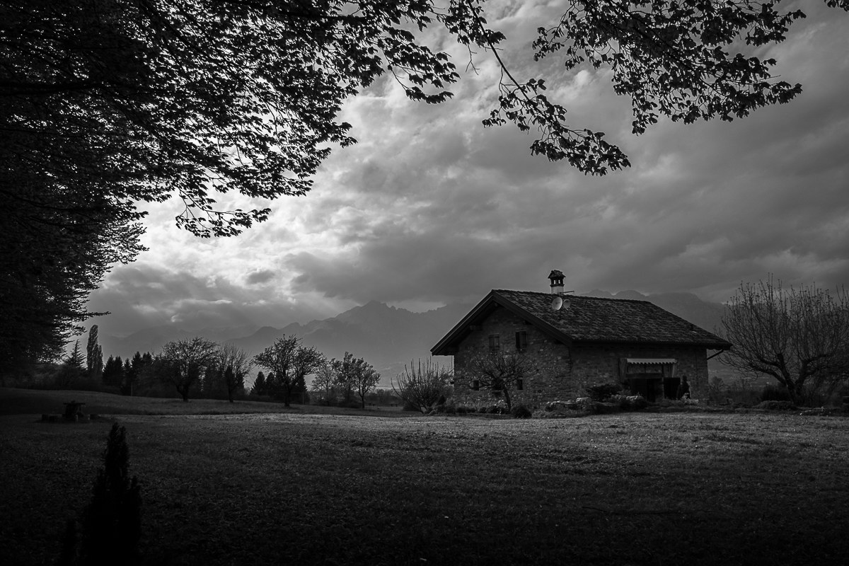 The light comes out .. Casetta framed