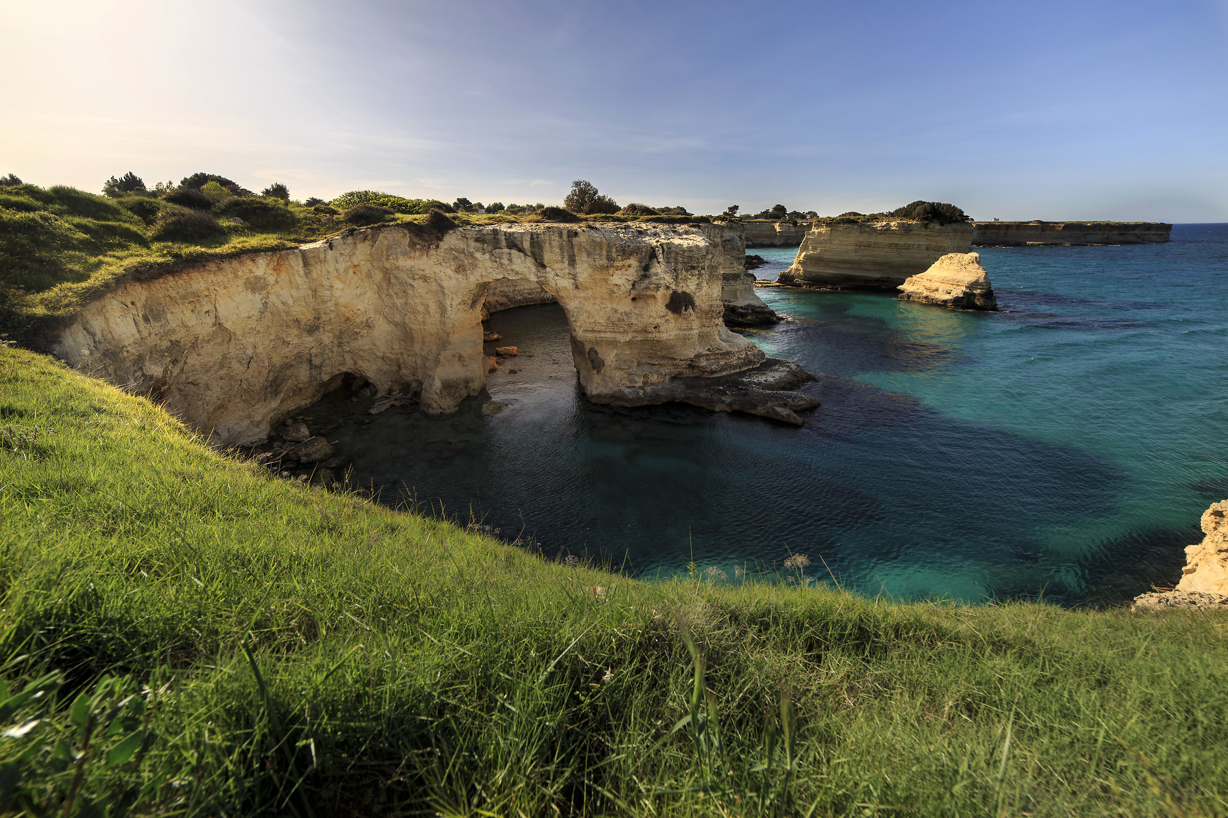The stacks of Sant'Andrea (Apulia)