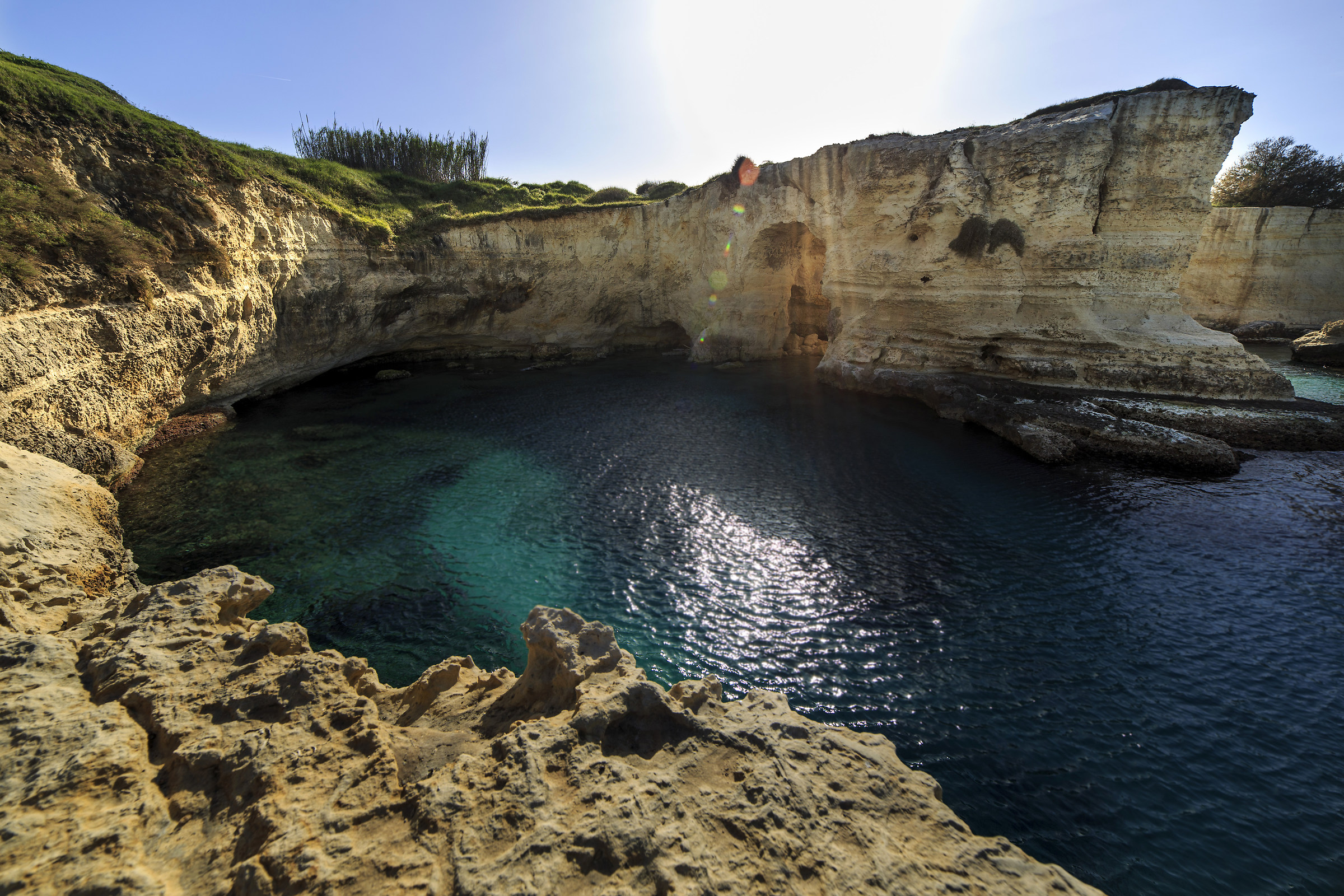 The stacks of Sant'Andrea (Apulia)