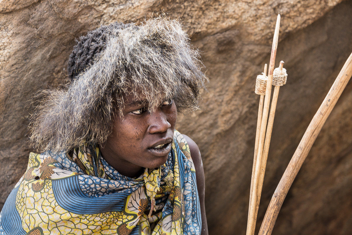 Hadza incredible encounter: arrows.