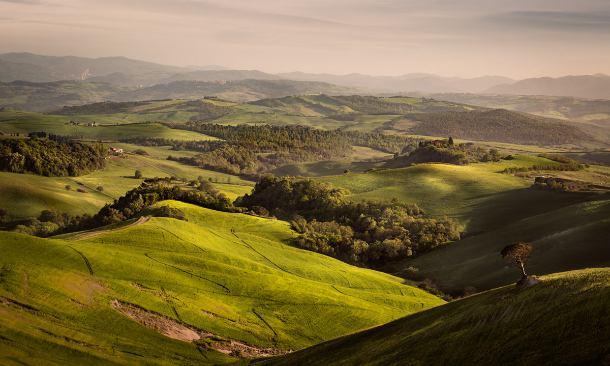 Here we are in Volterra, Larderello slope with views