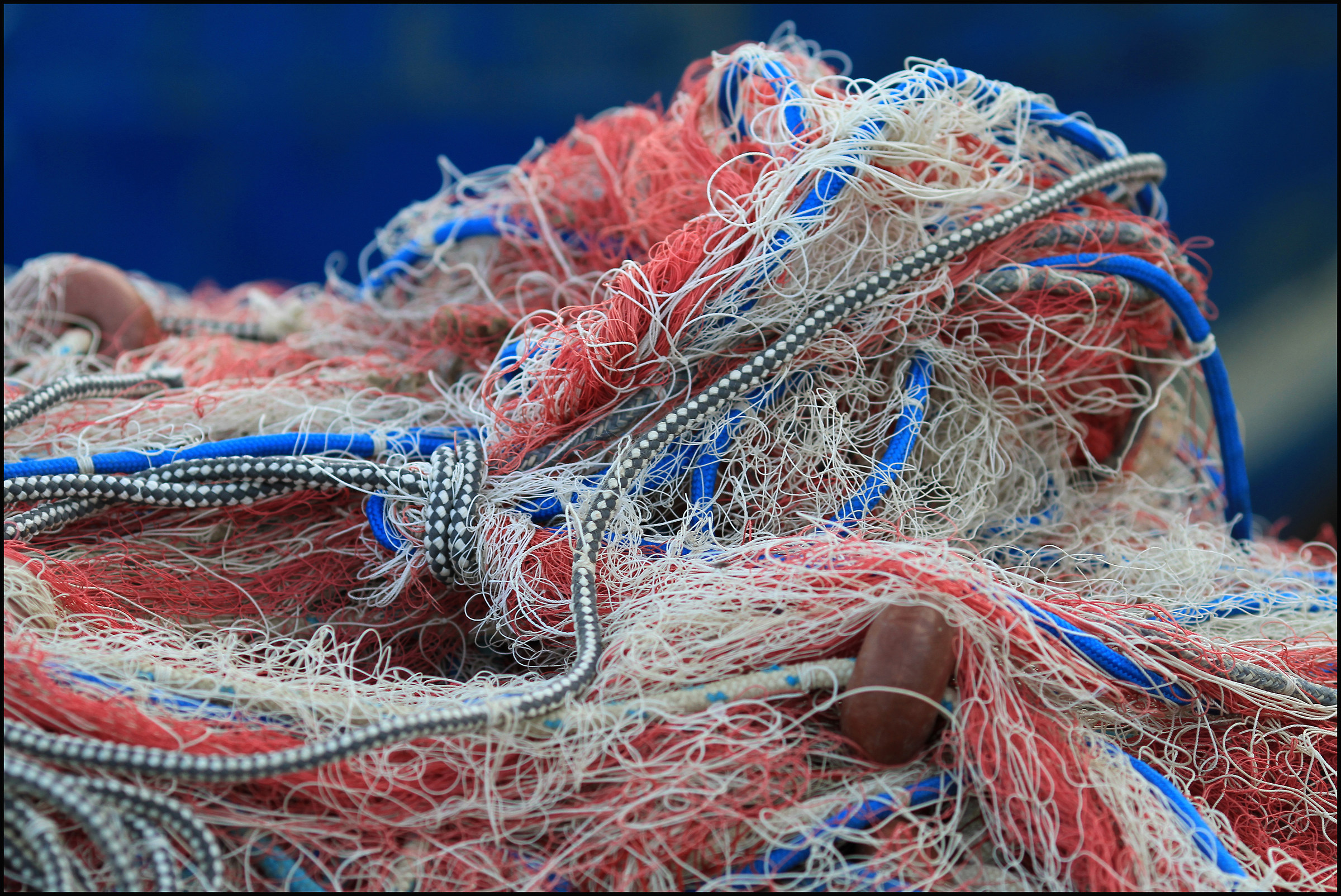 the "colorful" fishermen's nets Cetara ...