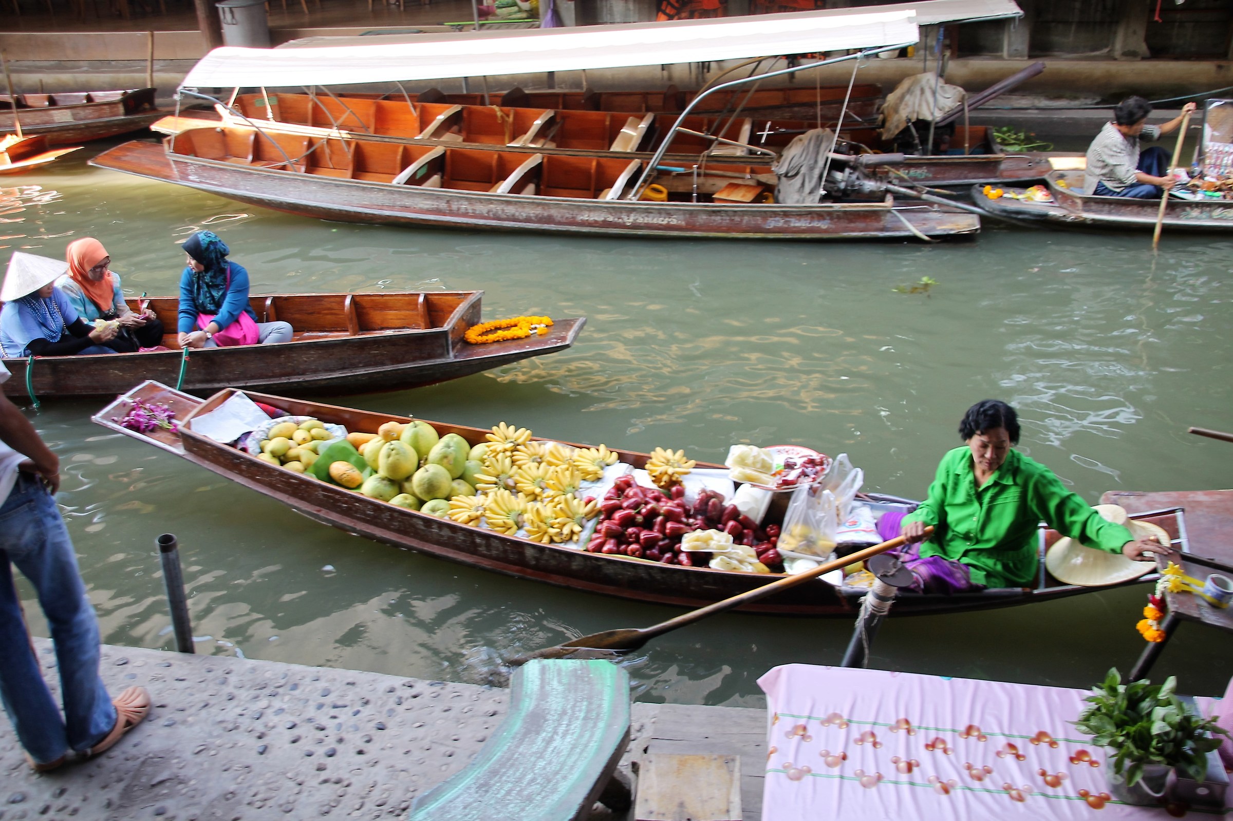 Bangkok mercato galleggiante