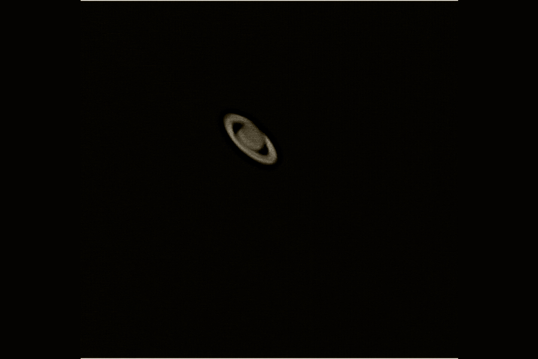 Saturno la sera del 25-05-15