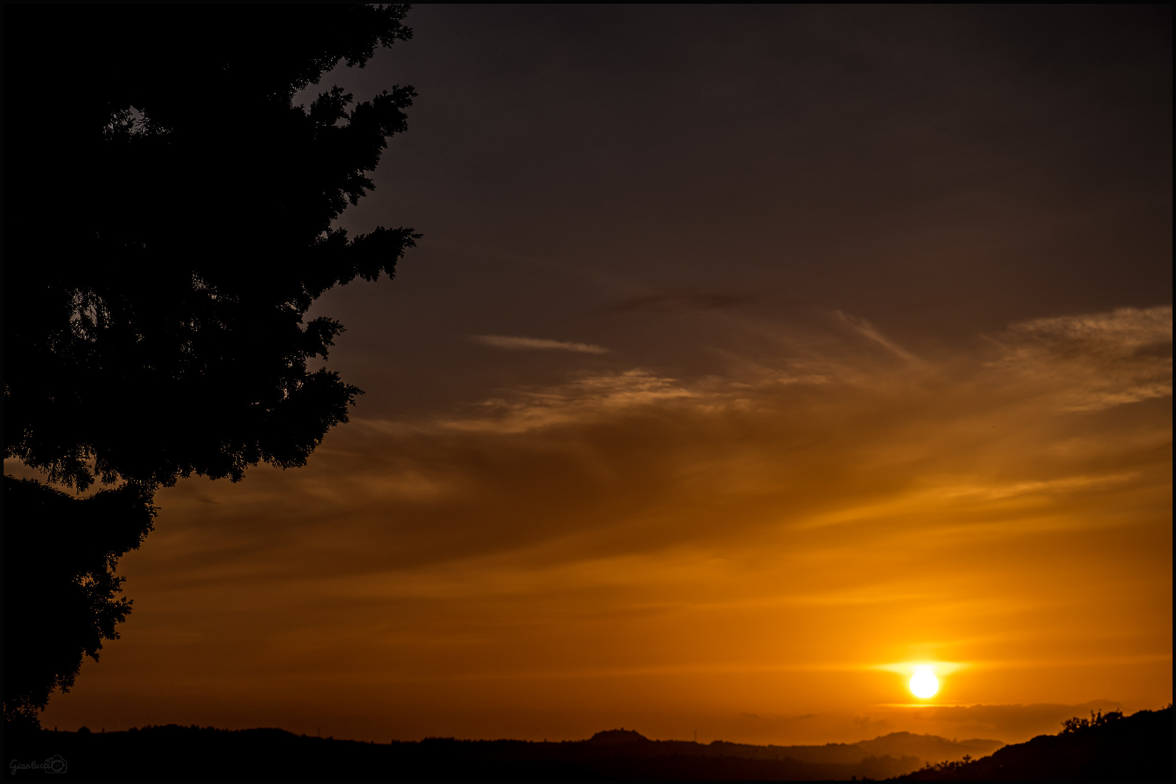 Sunset from the abbey