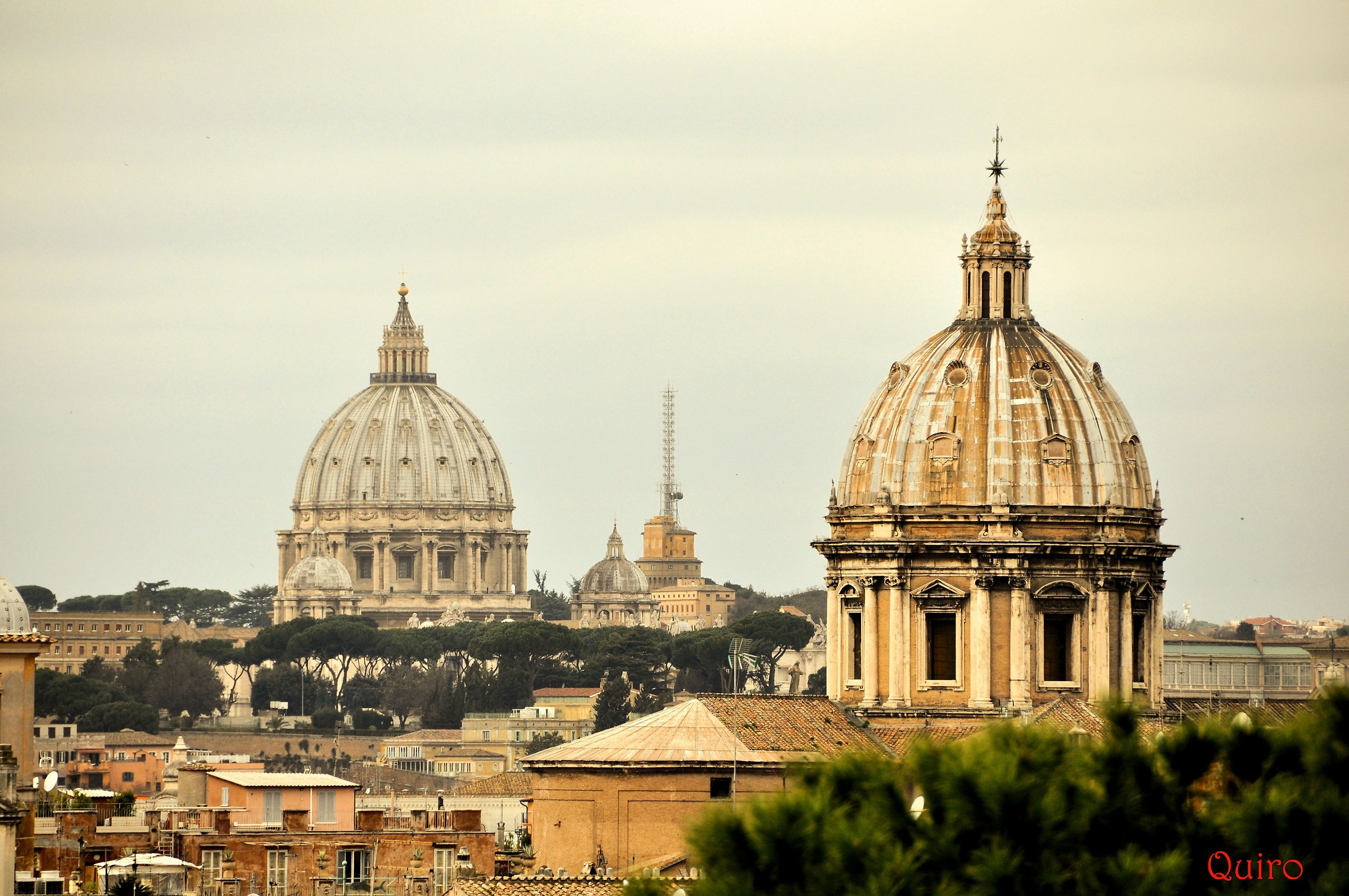 The Vatican seen from the Capitol