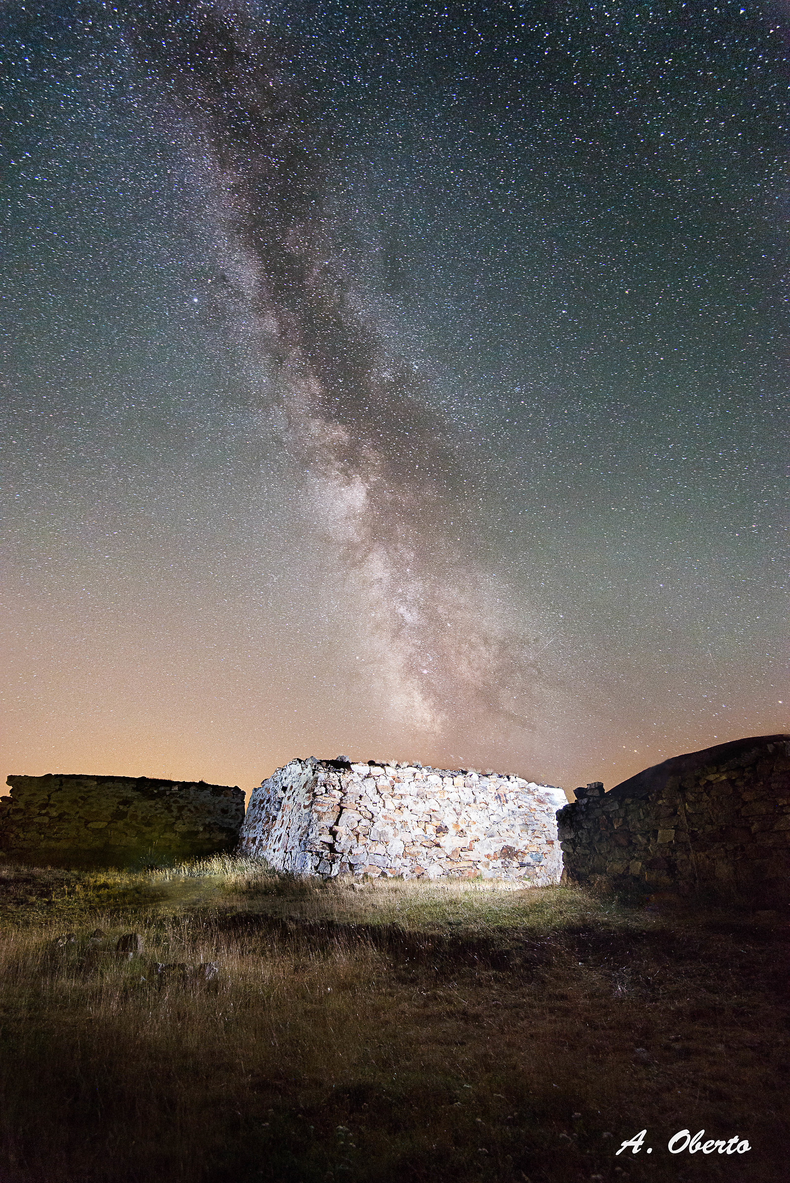 The Milky Way on the Colle della Lombarda (cn)