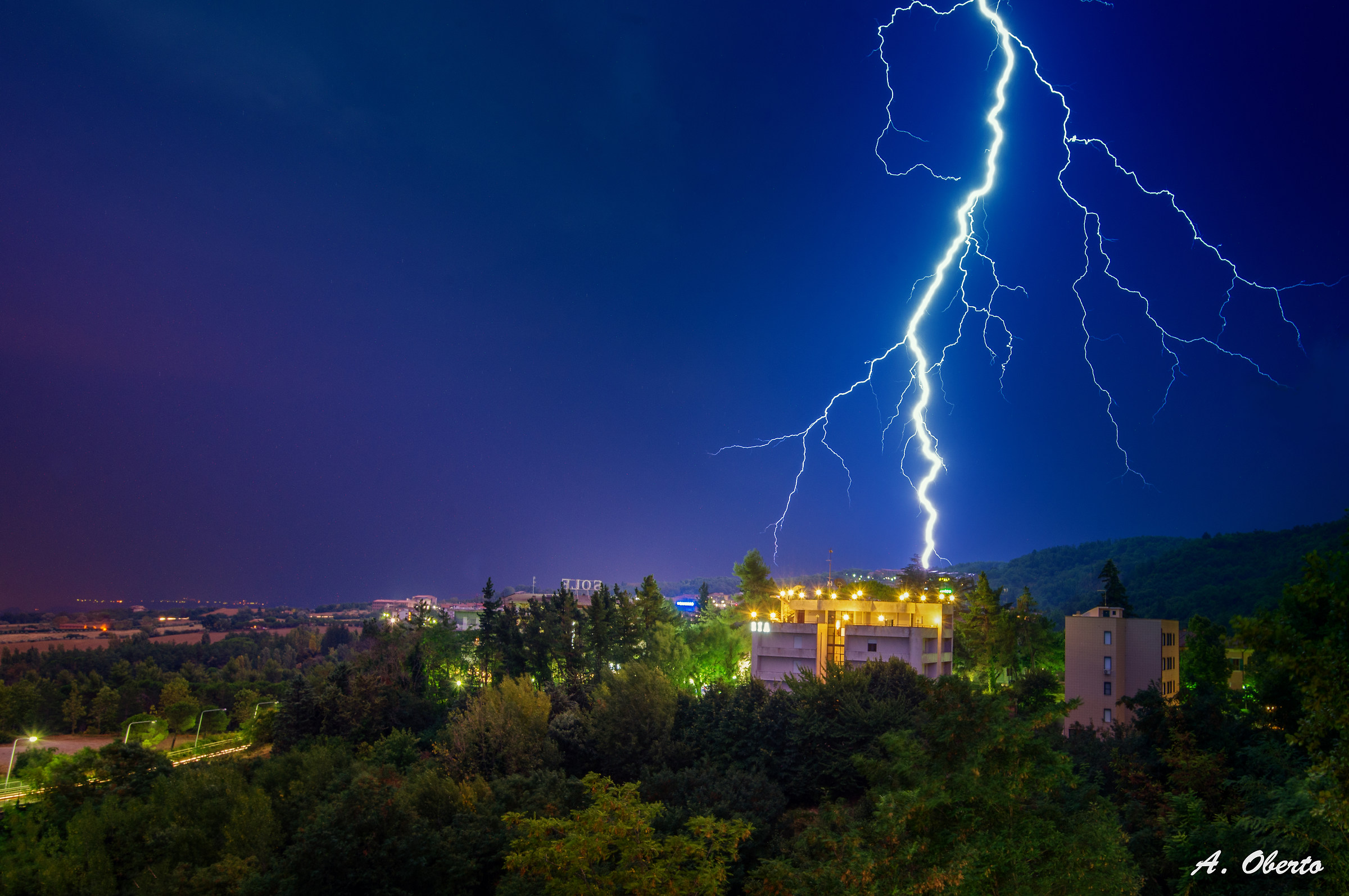 The power of lightning.