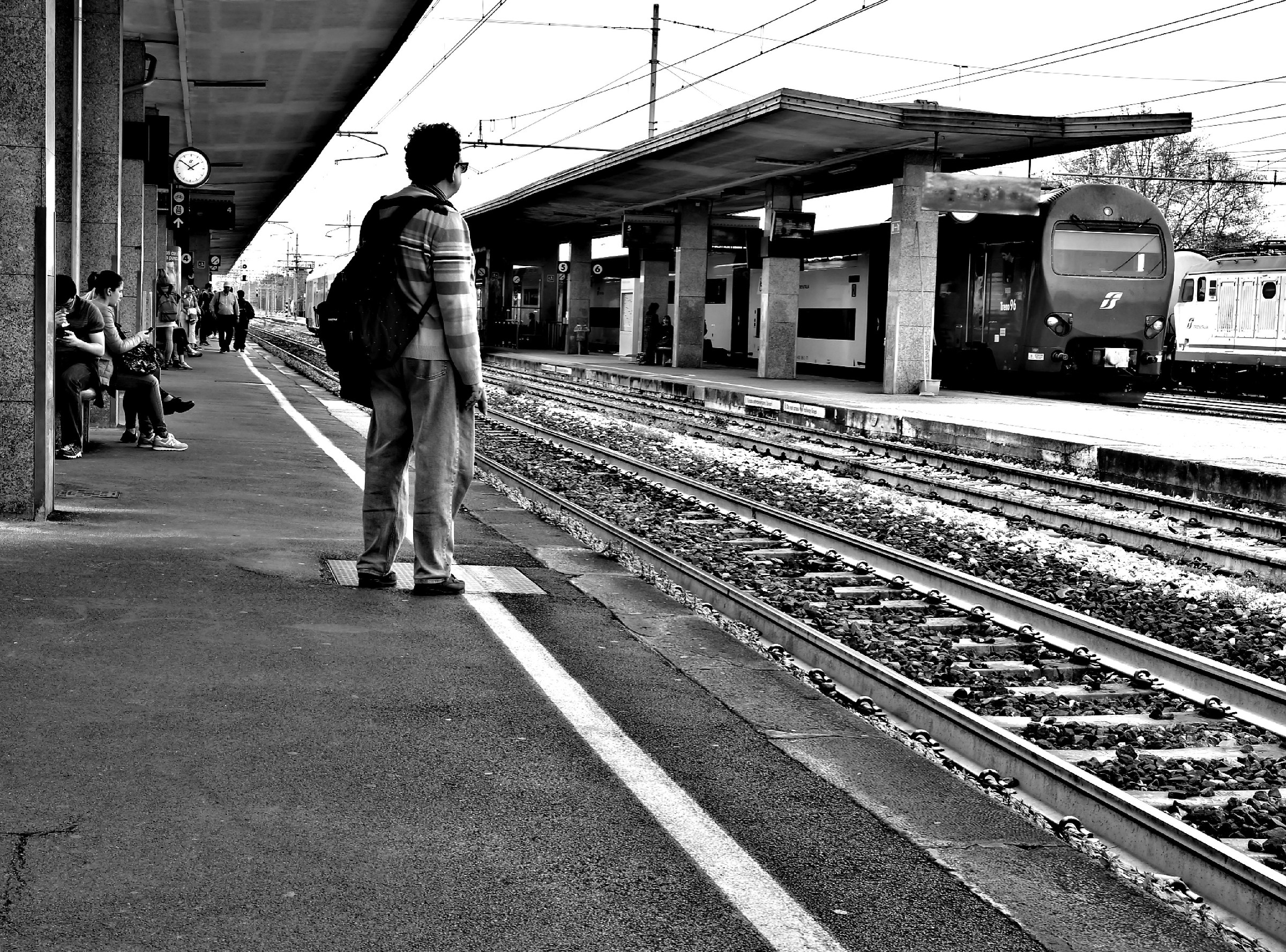 Waiting for the right train