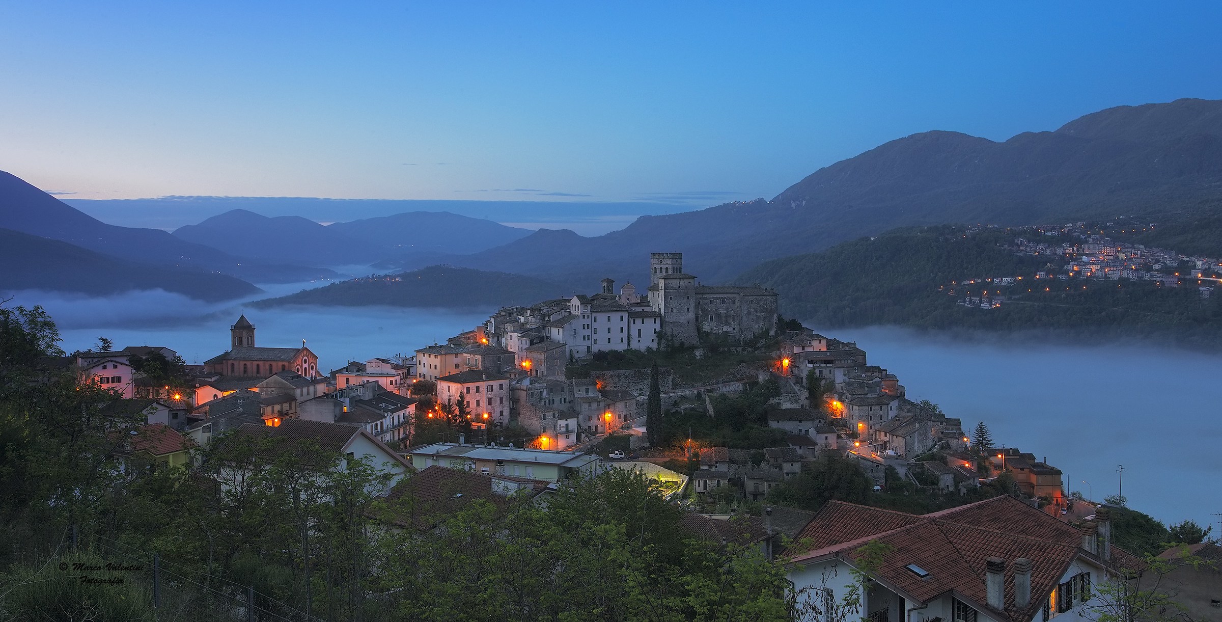 Sunrise on the Aniene Valley
