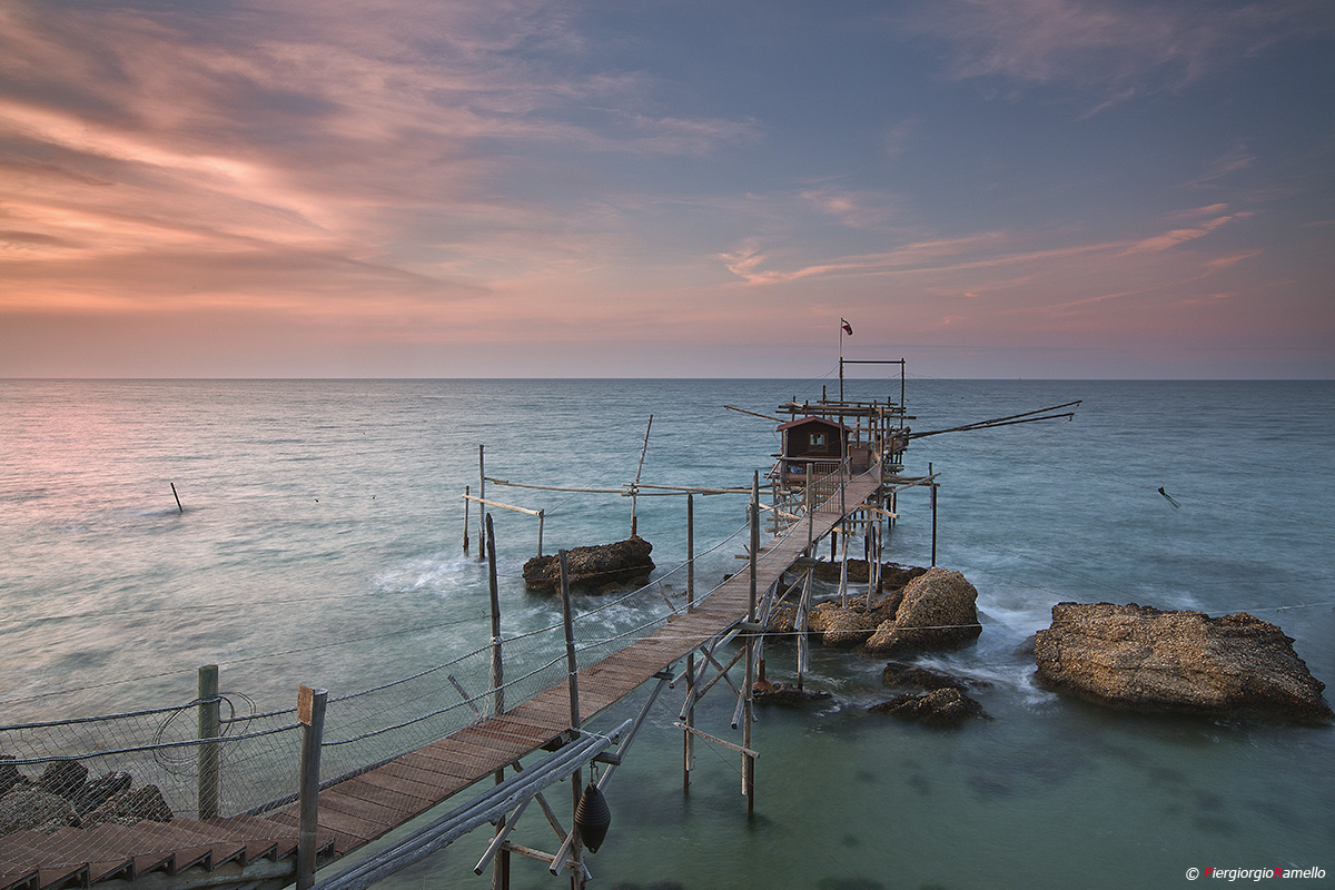 Tramonto ai trabocchi2