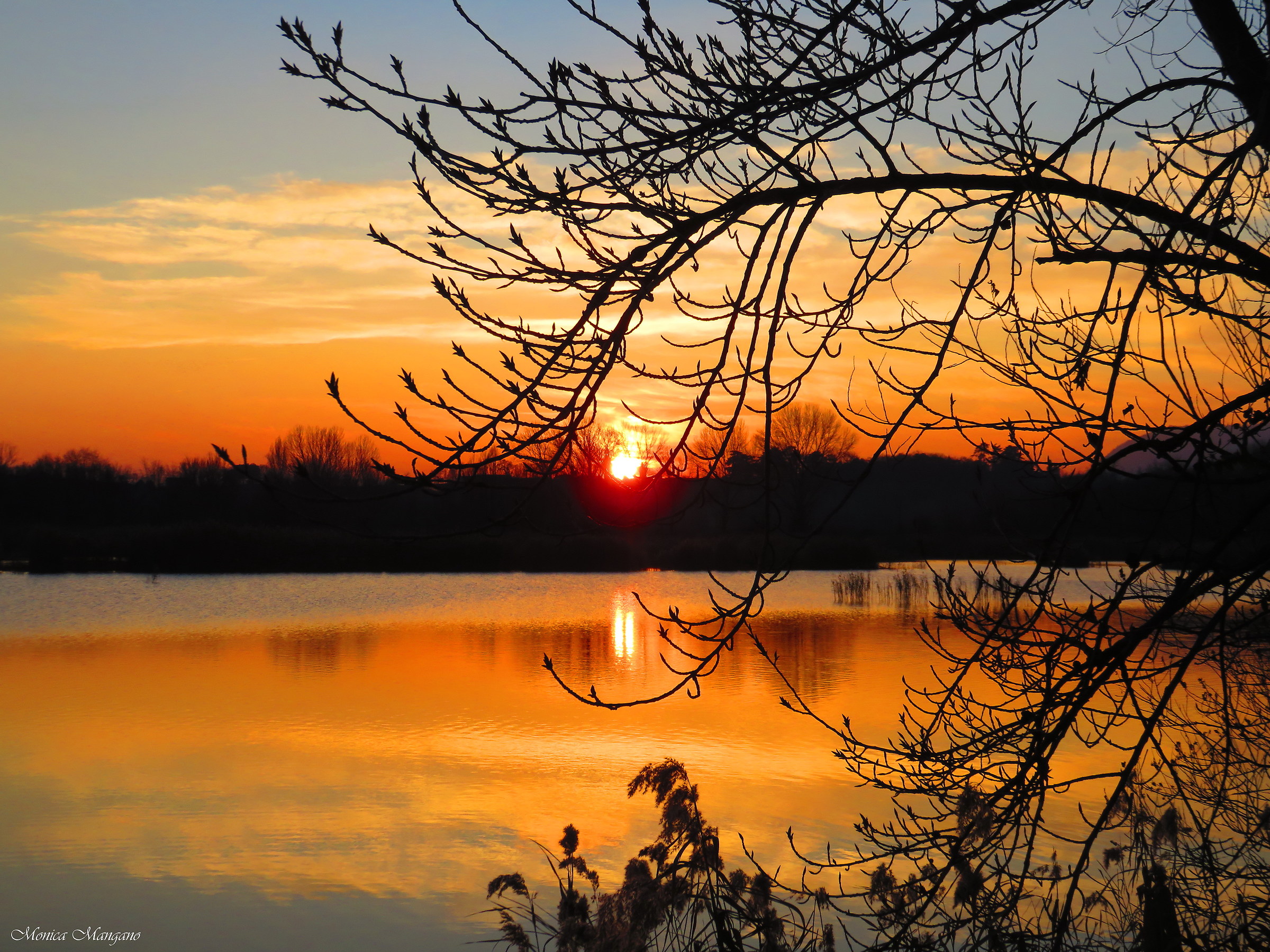 Tramonto alle Torbiere del Sebino