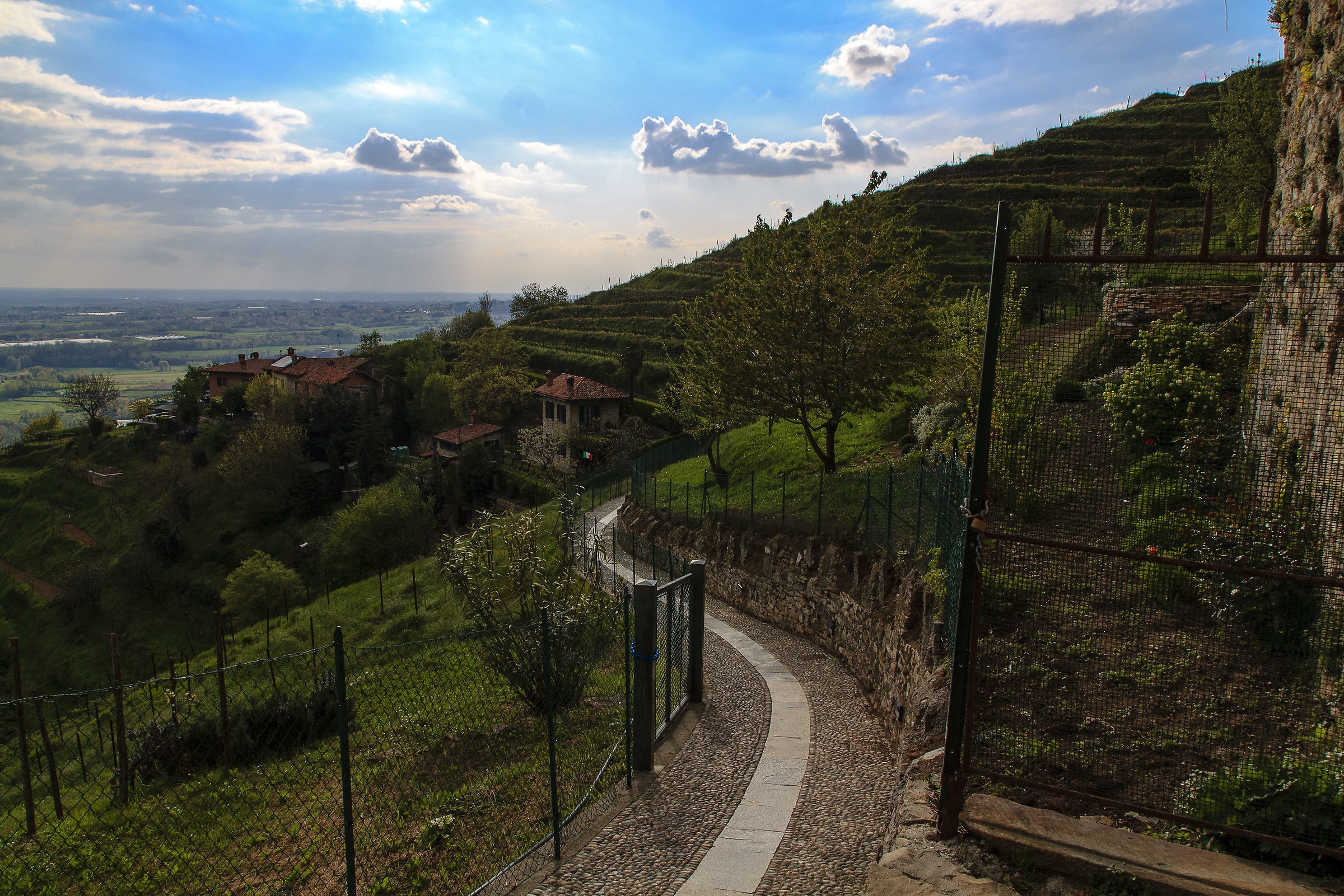 guardando da Montevecchia