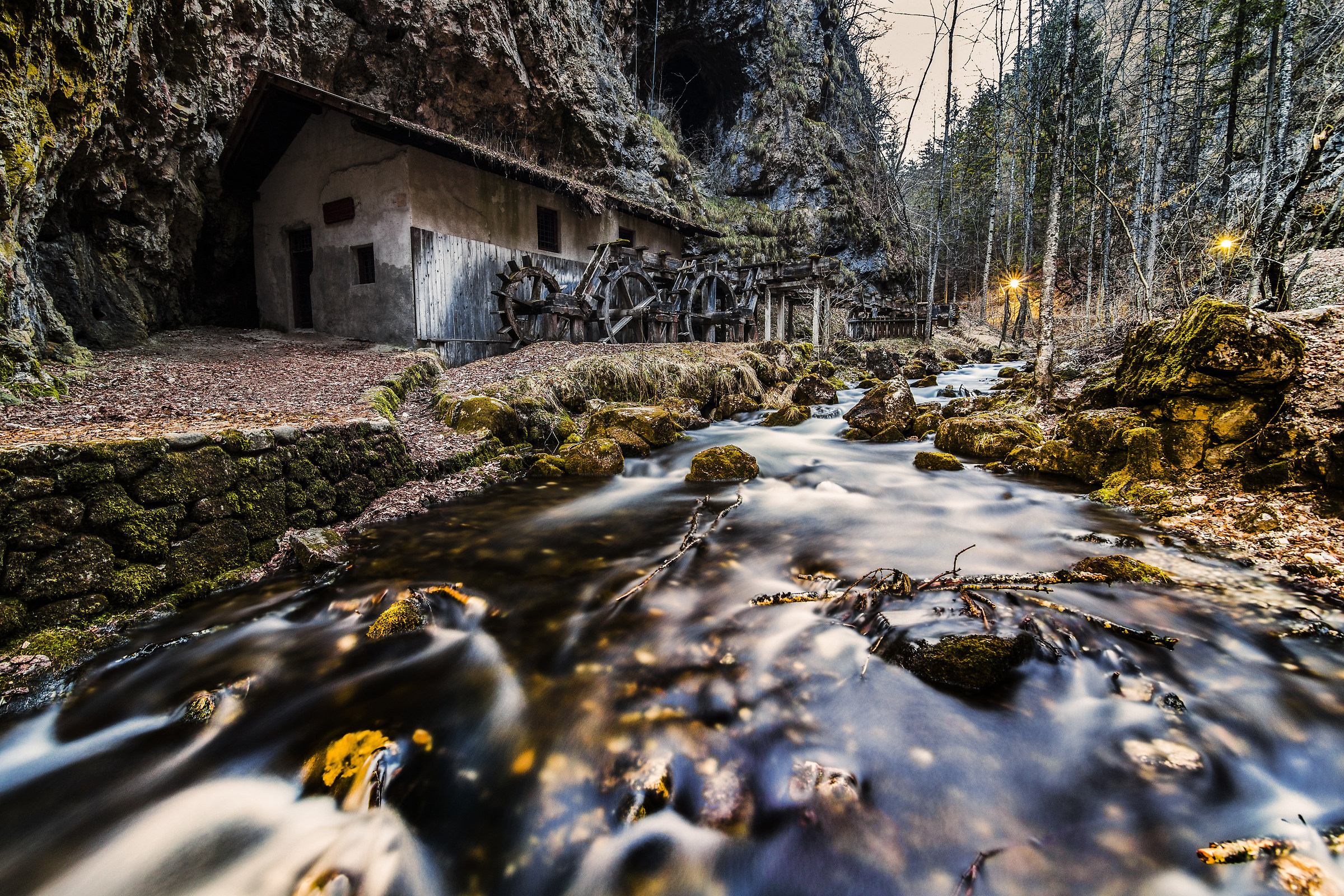 In the mill that I would go into the pass and drink gray