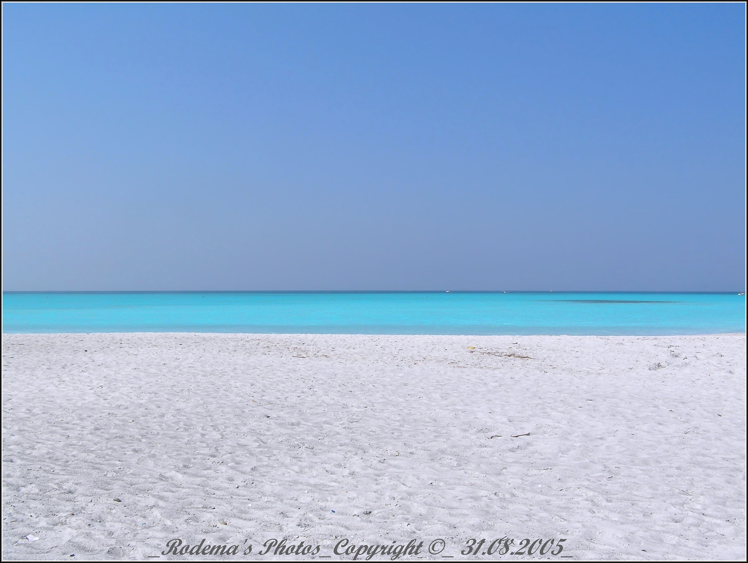 Beach and sea of ??Solvay