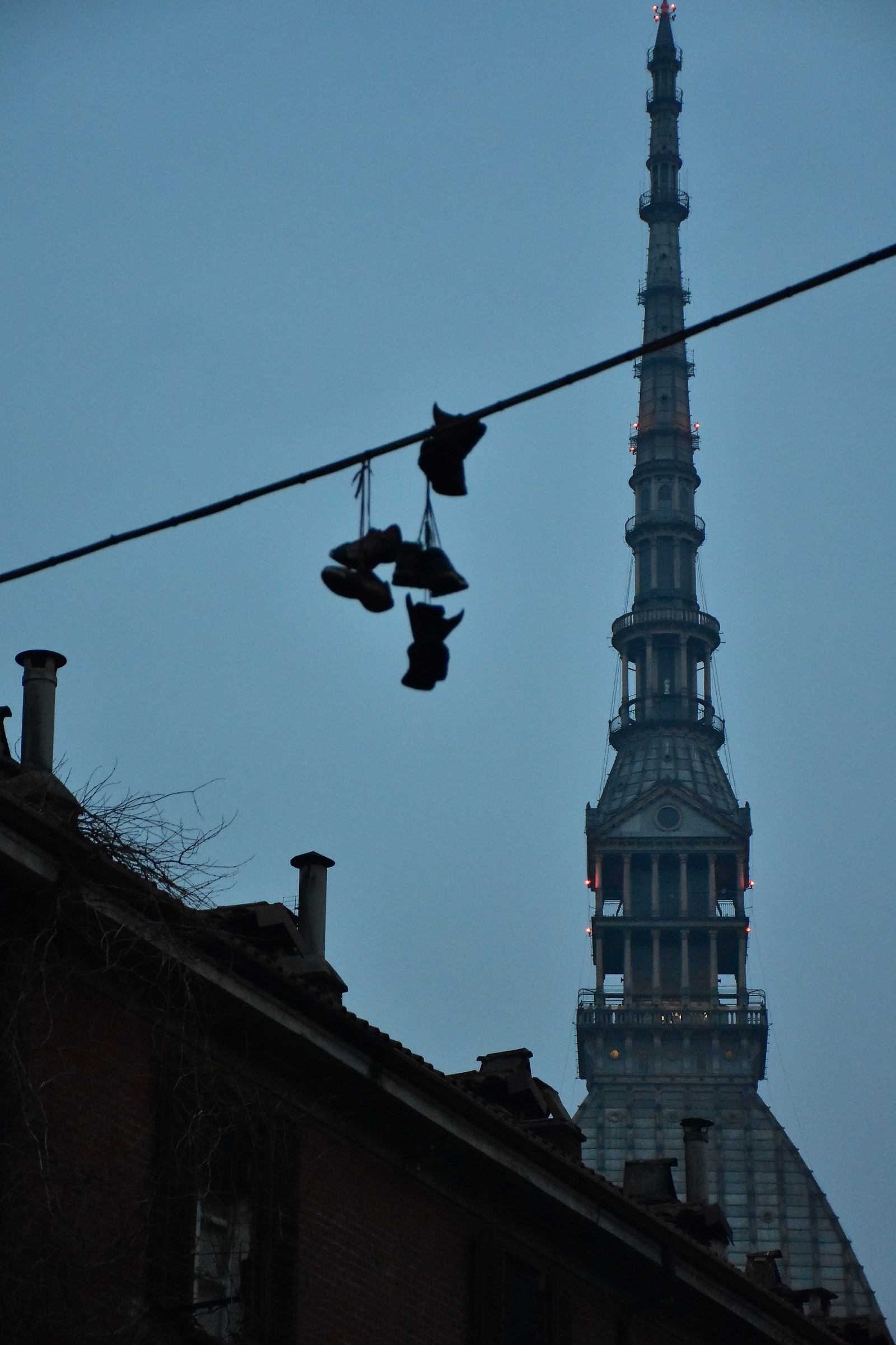 the mole hanging by a thread